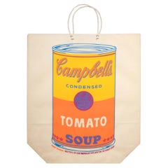 Andy Warhol Boîte de soupe Campbell (tomate) 1966 Sérigraphie en couleurs sur sac en papier