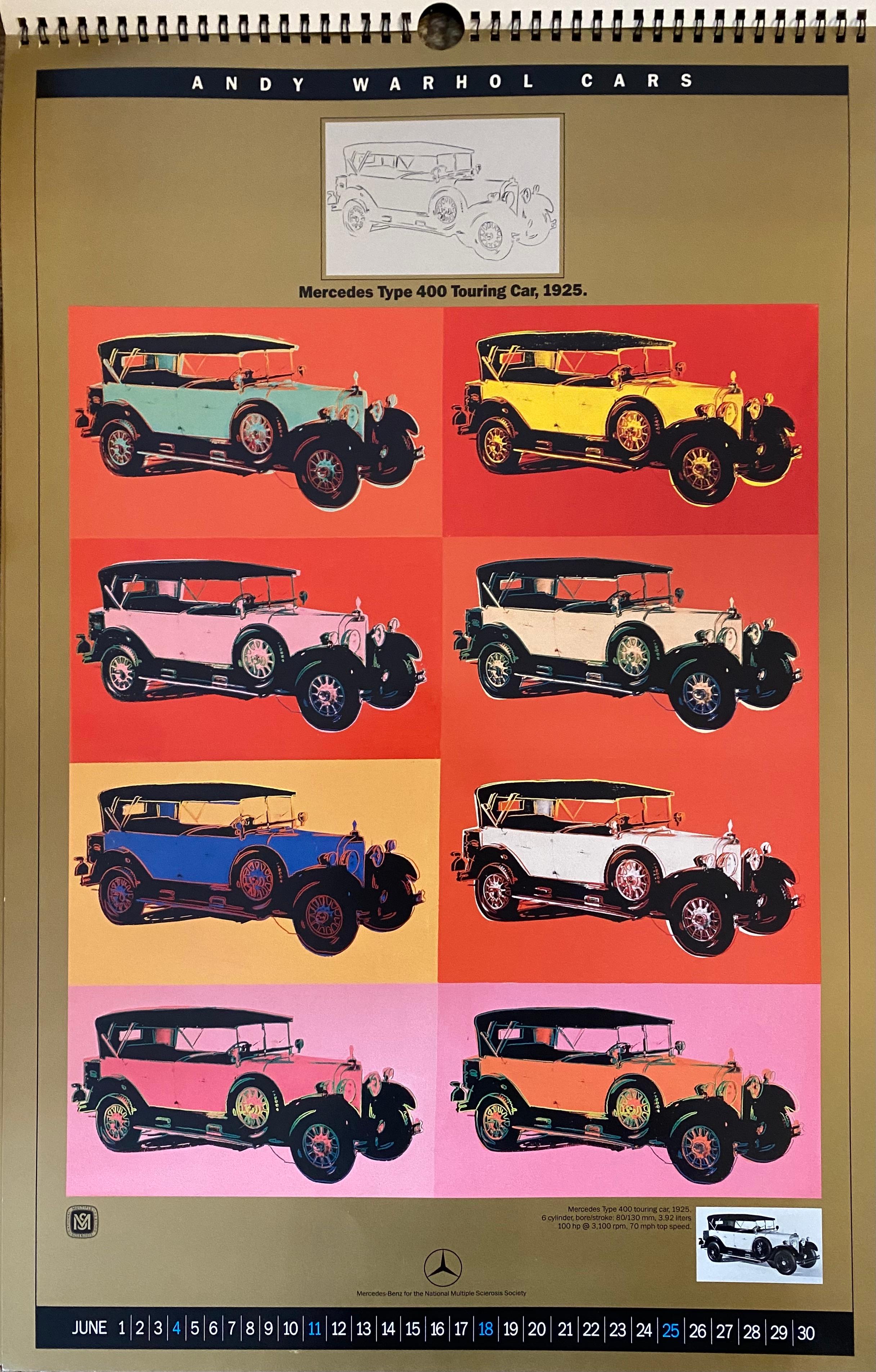Andy Warhol Autos 1989 – Mercedes Benz-Kalender 1