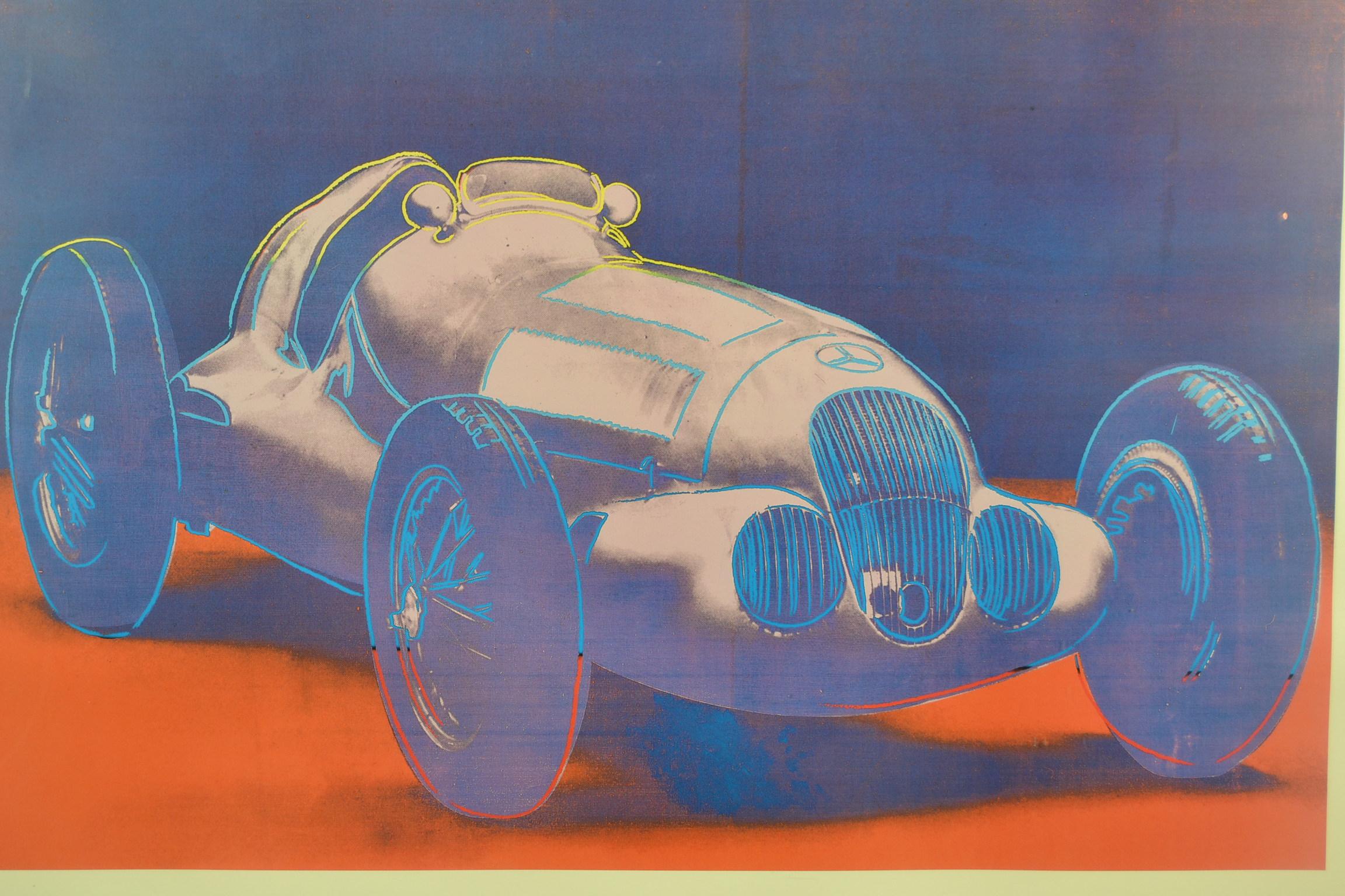 20th Century Andy Warhol Cars, Mercedes-Benz W125 Grand Prix Racing Car, Hans Meyer Galerie
