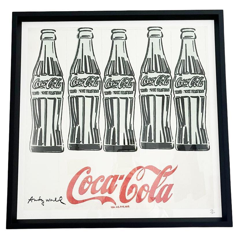 Andy Warhol Coca Cola Lithograph Limited Edition  For Sale