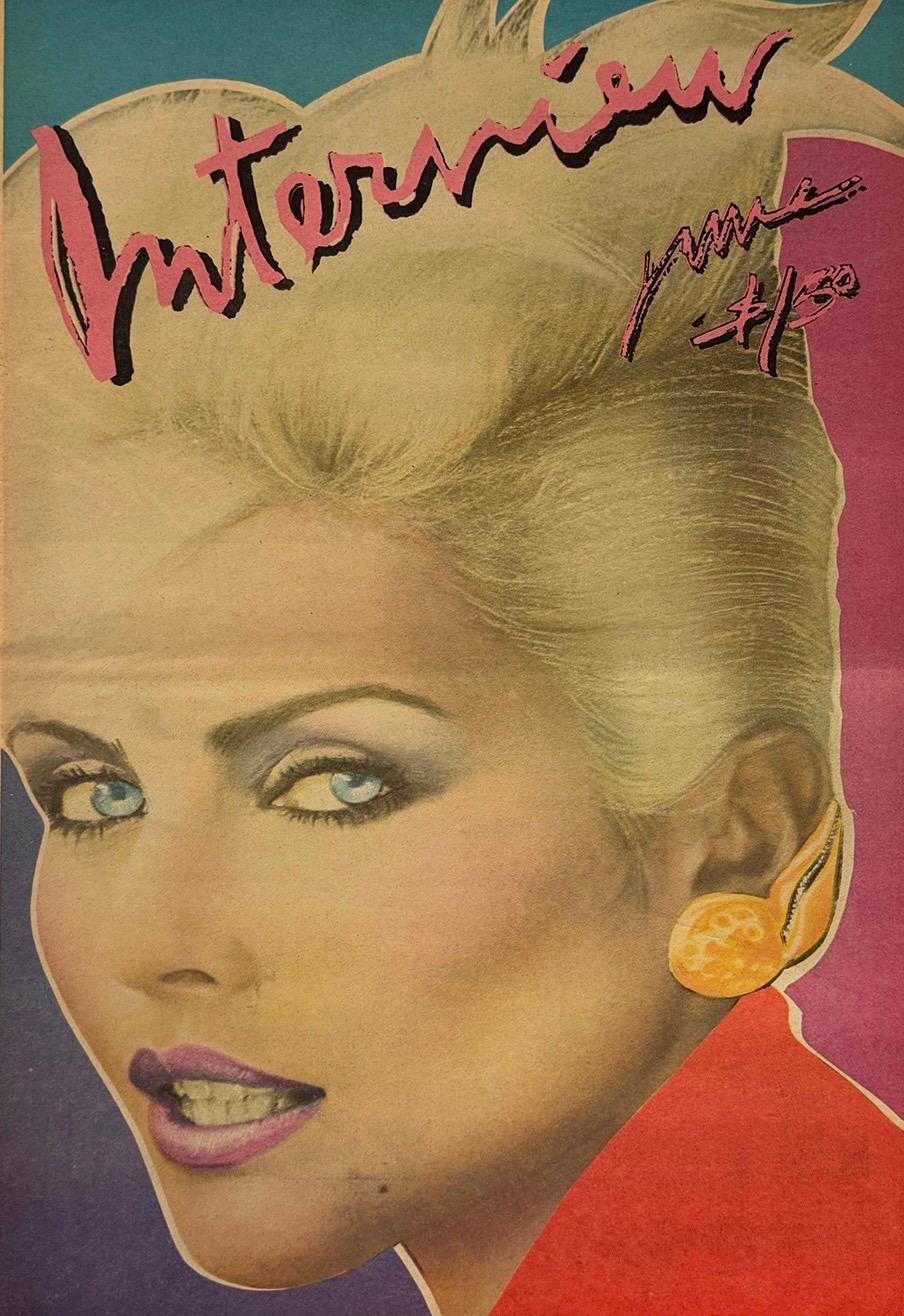 Late 20th Century Andy Warhol Debbie Harry Interview magazine 1979