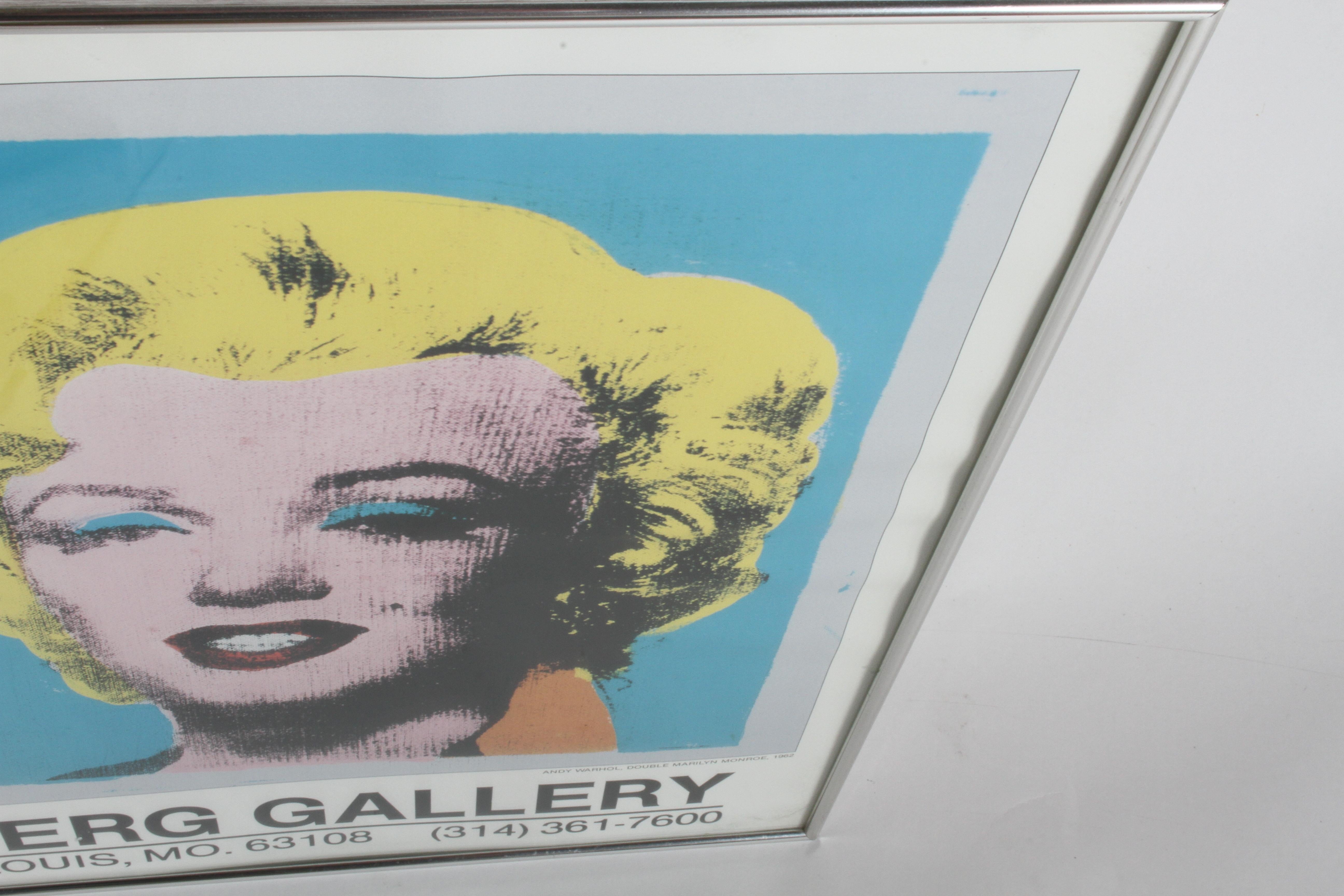Andy Warhol Double Marilyn Poster:: Galerie Greenberg Bon état - En vente à St. Louis, MO
