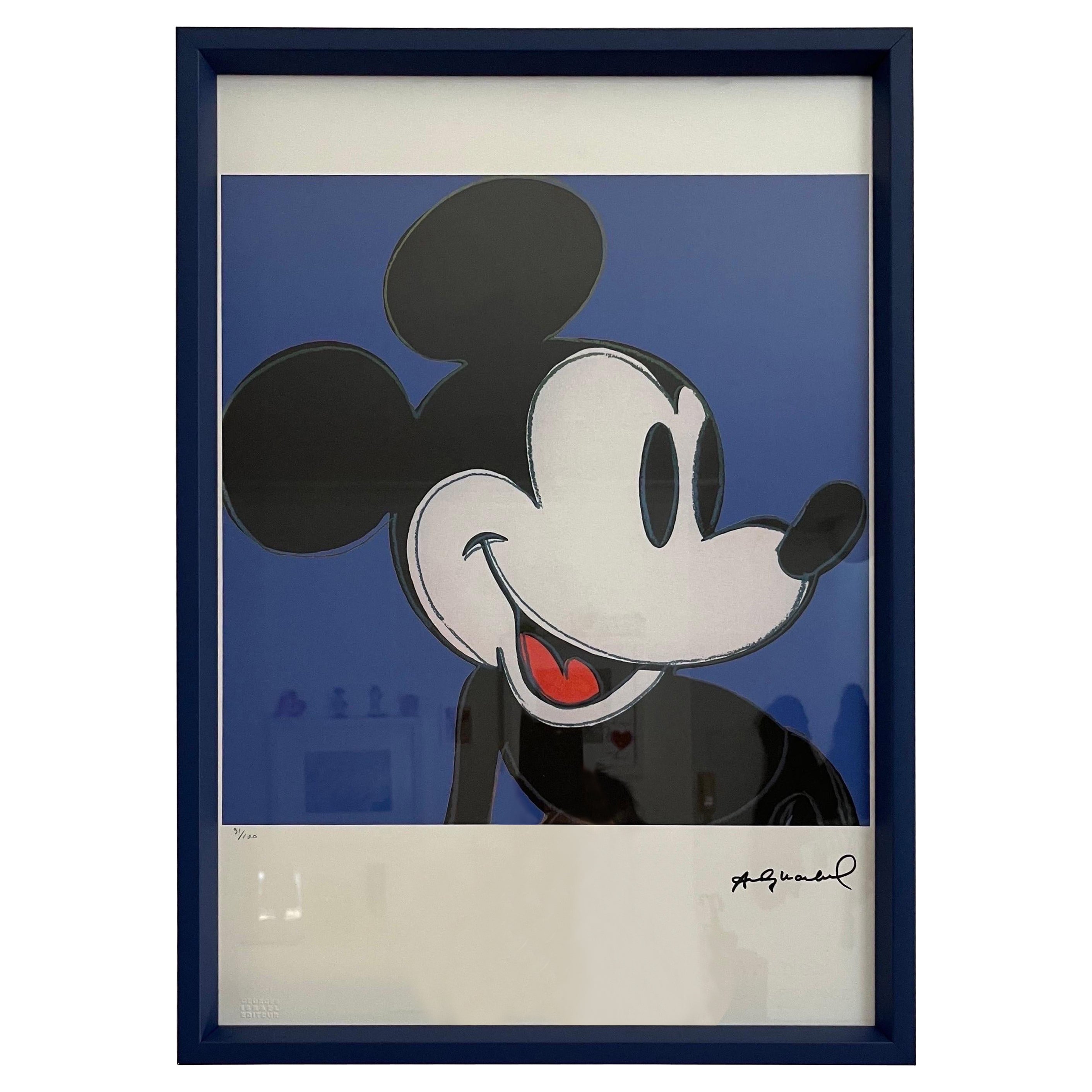 Andy Warhol Edizione Limitata numerata a matita Litografia con certificato -Art-