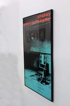 Après Andy Warhol Le complot de la chaise électrique signifie respirer ensemble Vintage