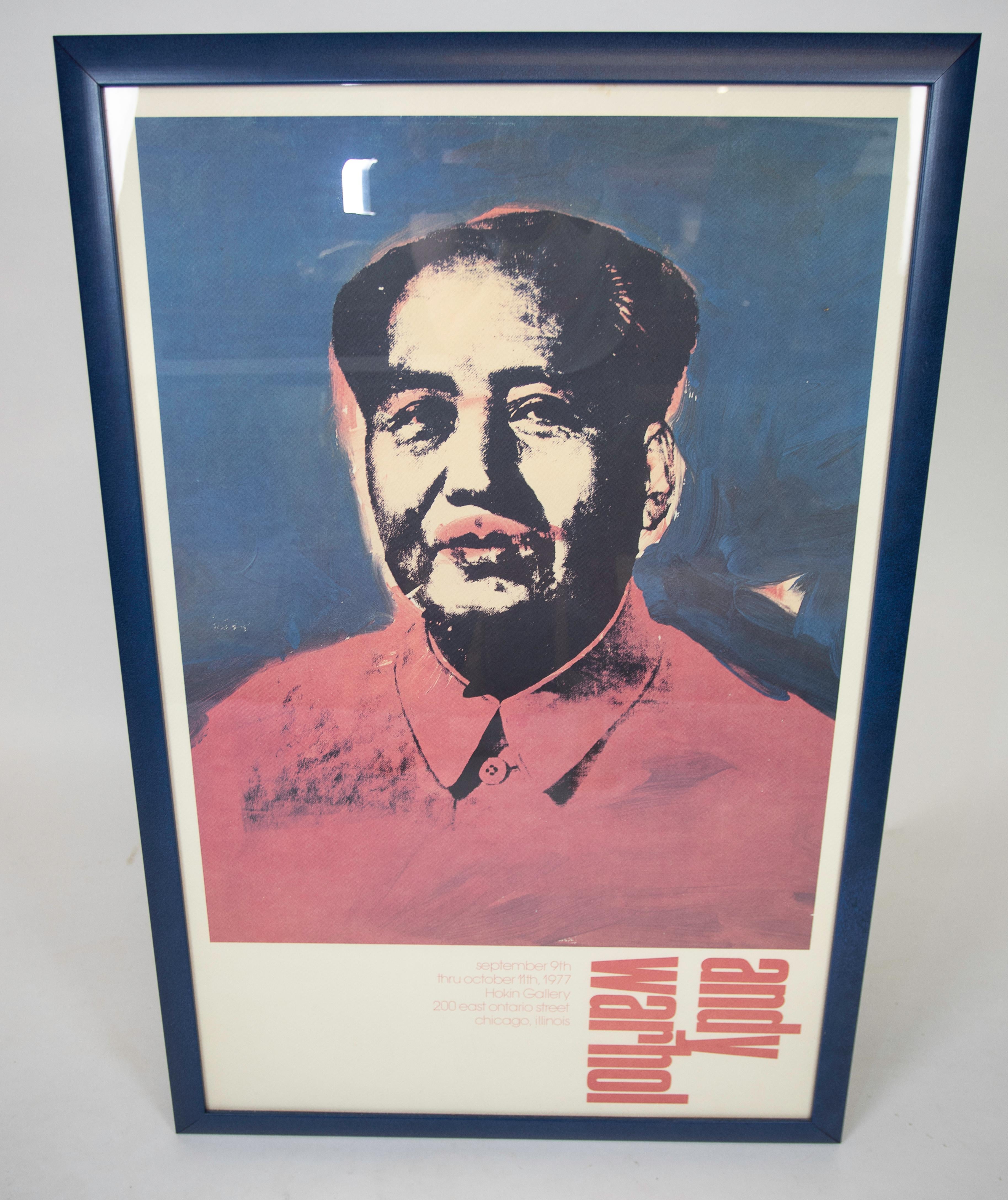 American Andy Warhol Exhibition Poster For Sale