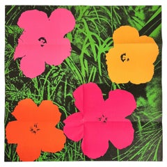 Andy Warhol Flowers (Castelli Gallery Mailer, 1964)