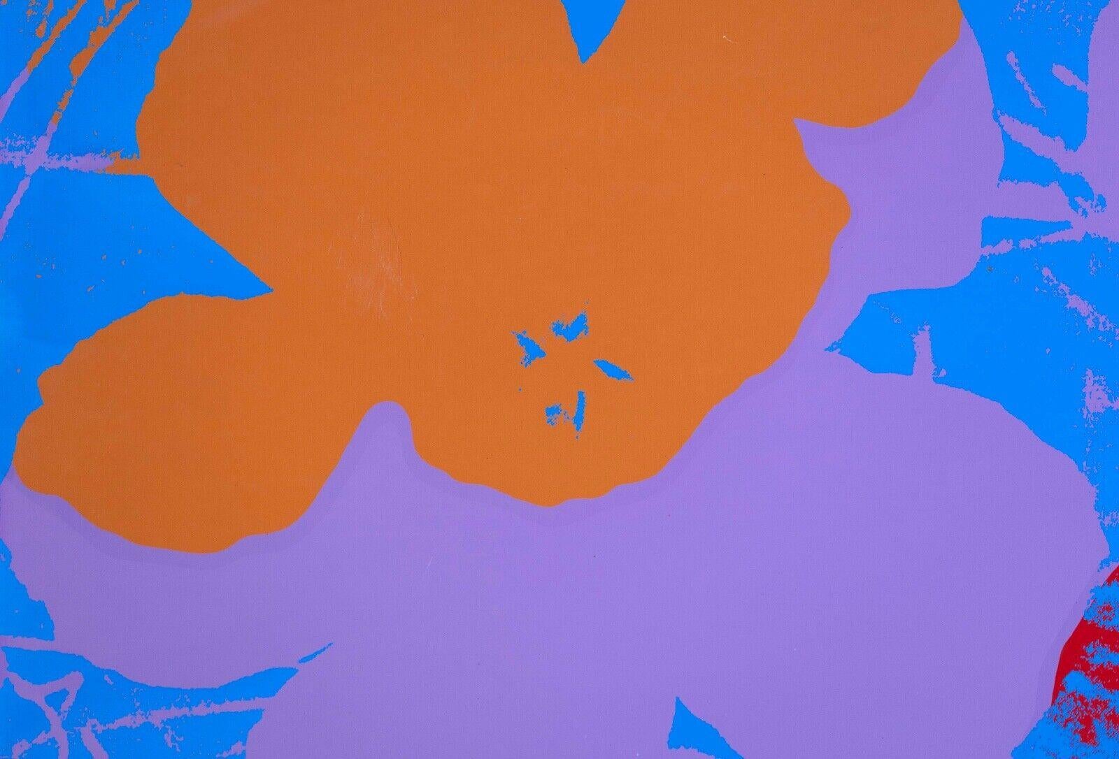 andy warhol flowers poster