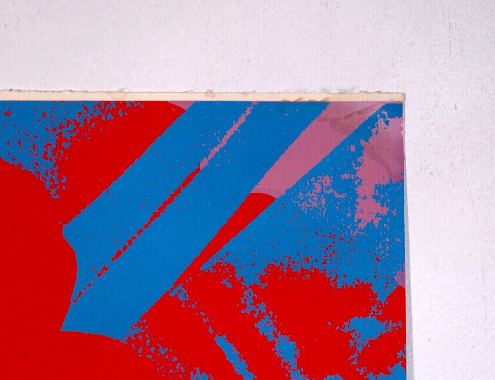 Papier Andy Warhol Flowers (F. & S. II.66), sérigraphie Pop Art en couleurs, UF 1970
