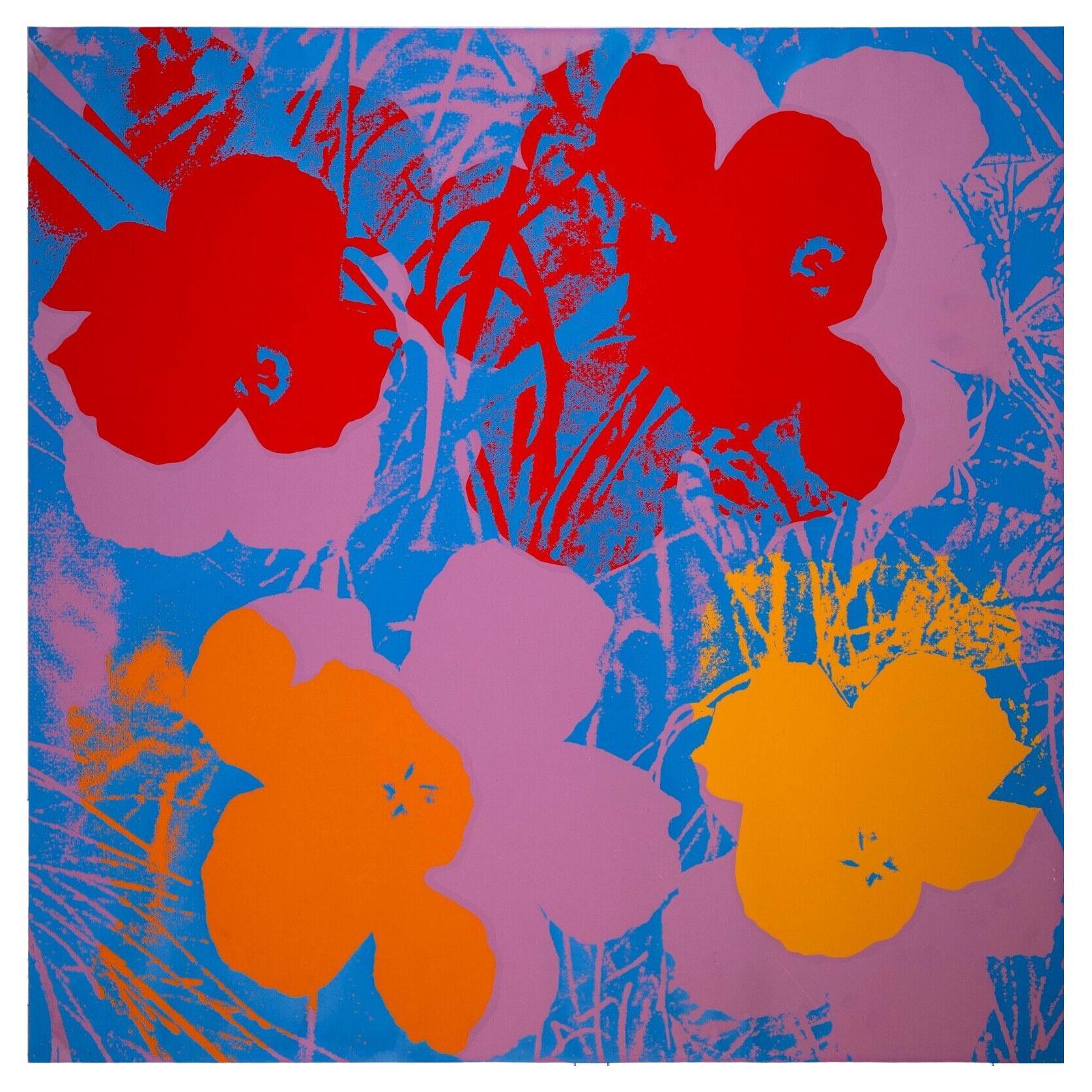 Andy Warhol Flowers (F. & S. II.66), sérigraphie Pop Art en couleurs, UF 1970