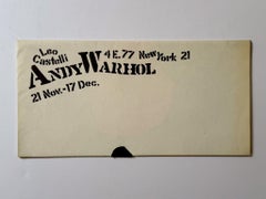 Flores de Andy Warhol (Galería Leo Castelli Mailer, 1964)