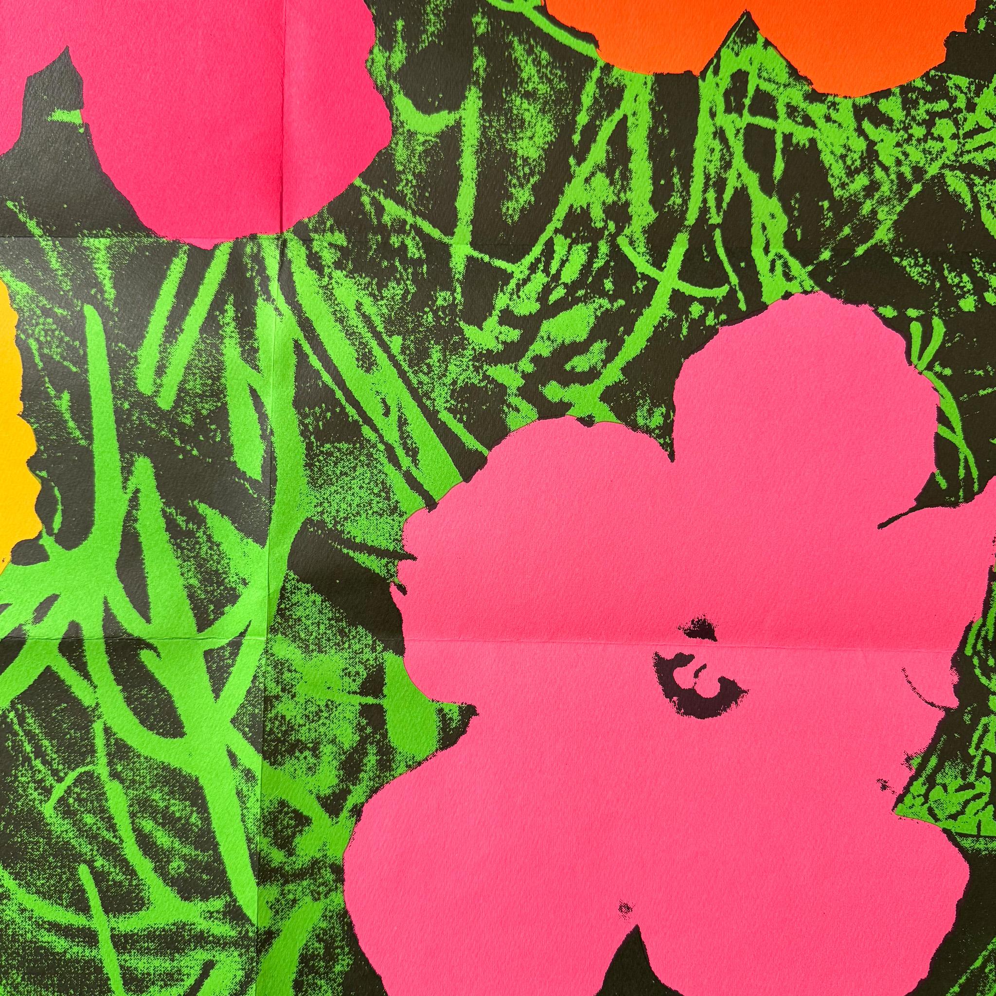 Moderno Andy Warhol Flowers (Leo Castelli Gallery Mailer, 1964) in vendita