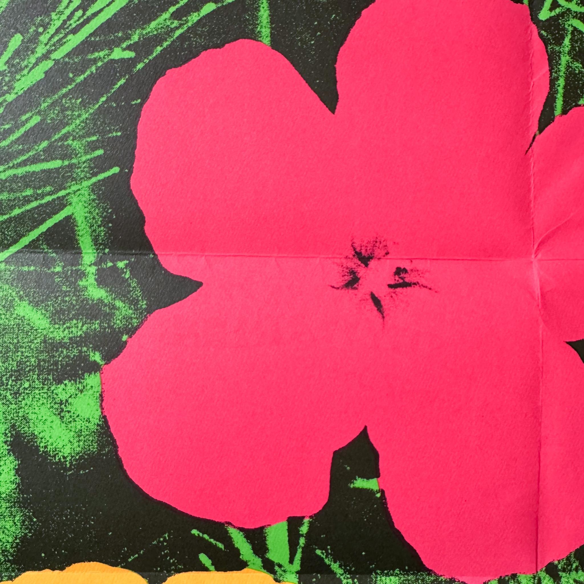Andy Warhol Flowers (Leo Castelli Gallery Mailer, 1964) In condizioni buone in vendita a New York, NY