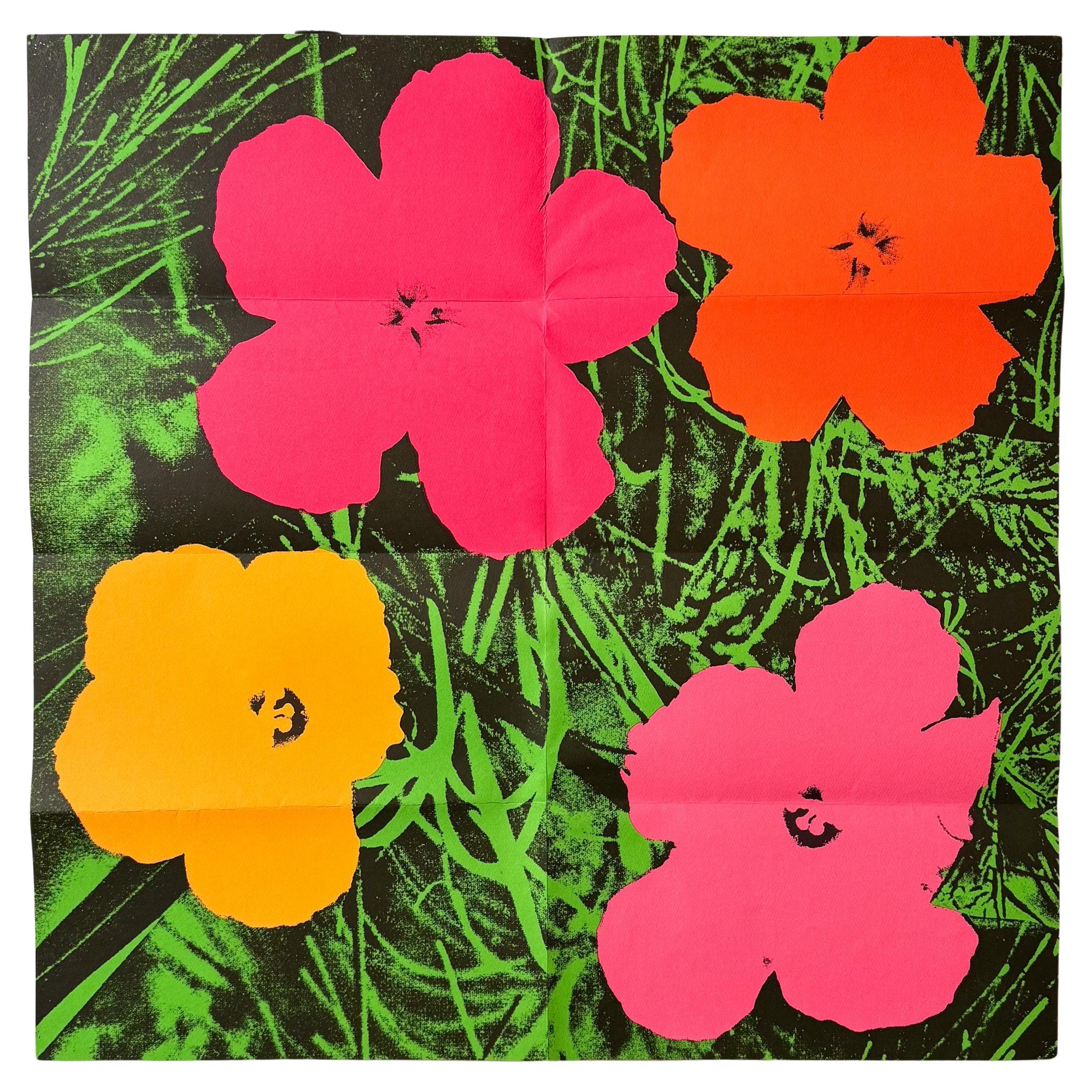 Andy Warhol Flowers (Leo Castelli Gallery Mailer, 1964)