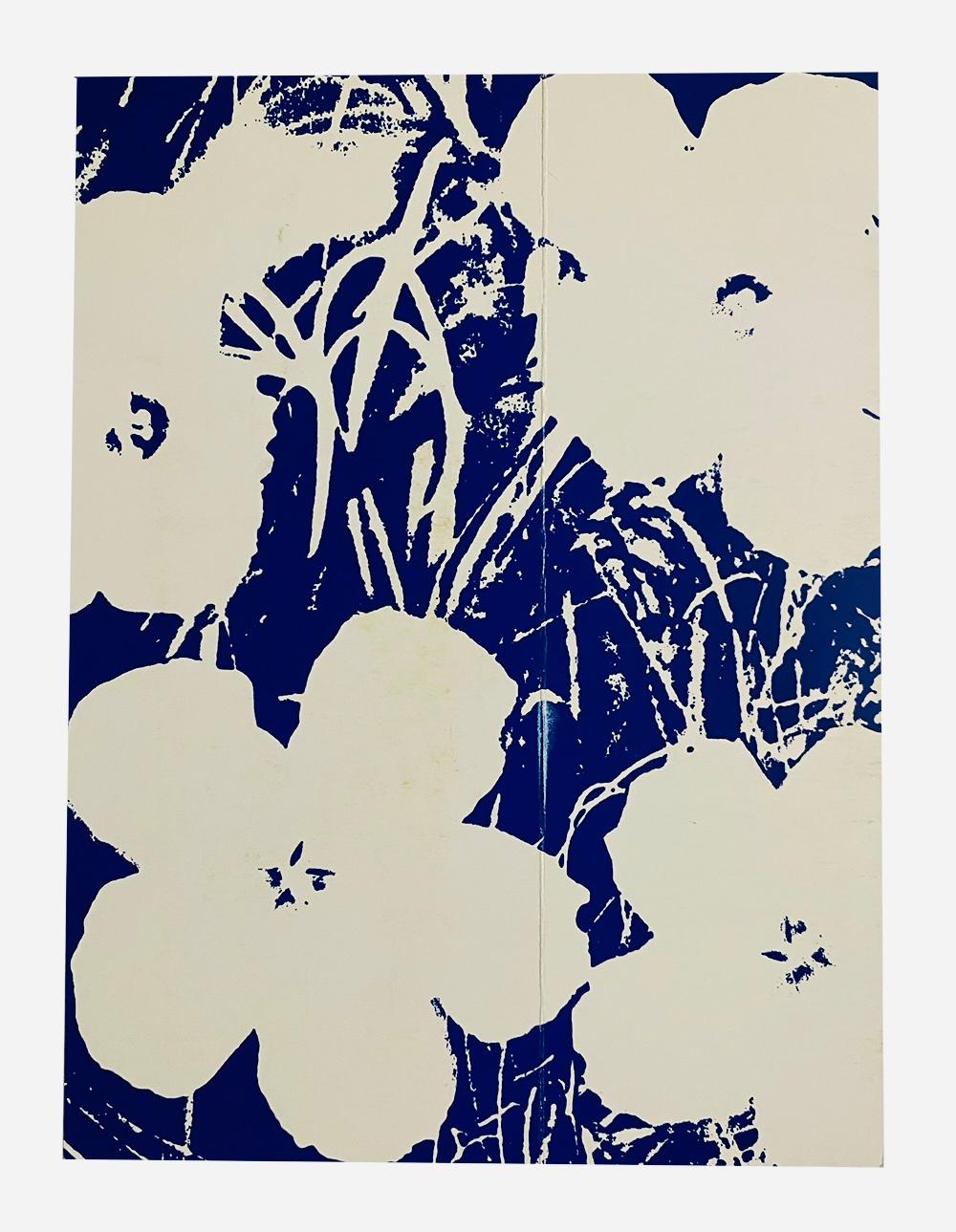 Andy Warhol Blumen (Vintage-Ankündigungskarte) im Zustand „Gut“ im Angebot in Brooklyn, NY