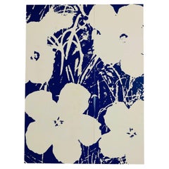 Andy Warhol Flowers (vintage announcement card)