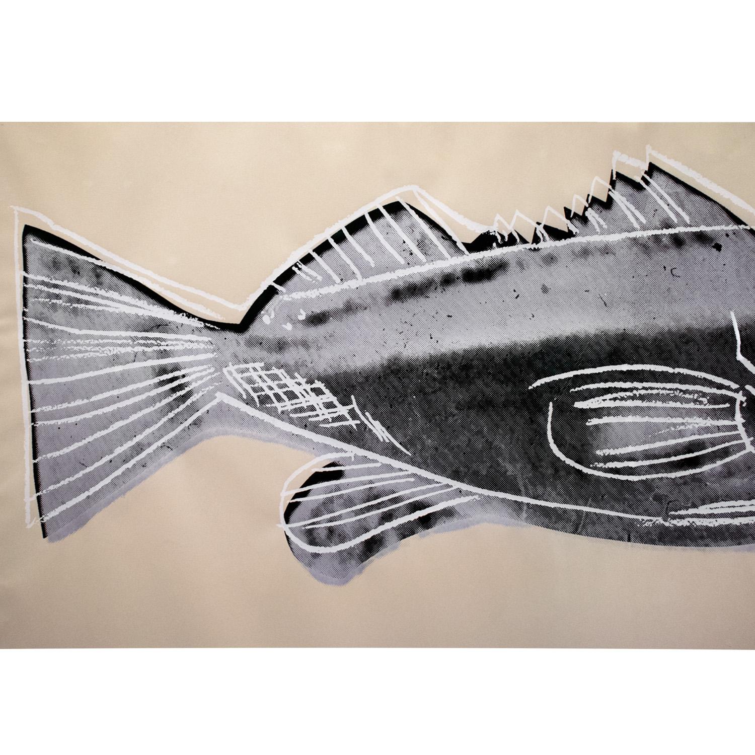 American Andy Warhol Framed Fish Print (F. & S. IIIA.39) 1983 For Sale