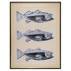Andy Warhol Framed Fish Print (F. & S. IIIA.39) 1983