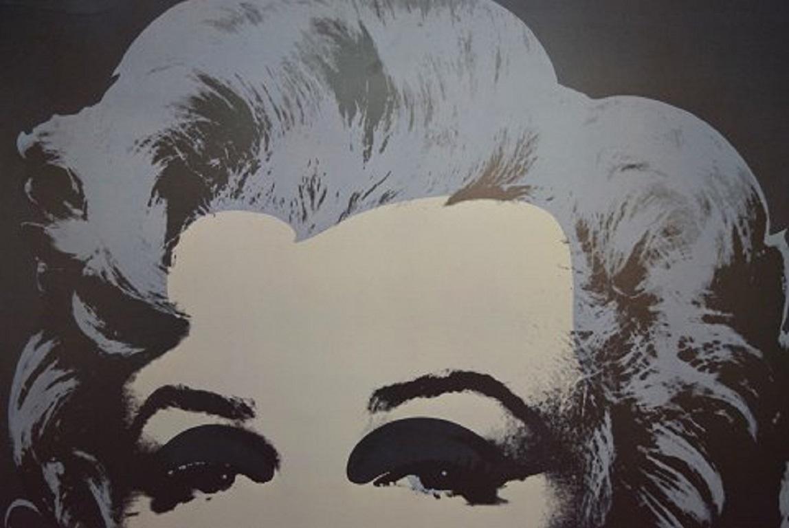 Andy Warhol, Large Screen Print, Marilyn Monroe, Andy Warhol Foundation, 1993 In Excellent Condition In Copenhagen, DK