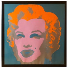 Andy Warhol Marilyn Invitation Card 'Castelli Gallery', 1981 Silkscreen