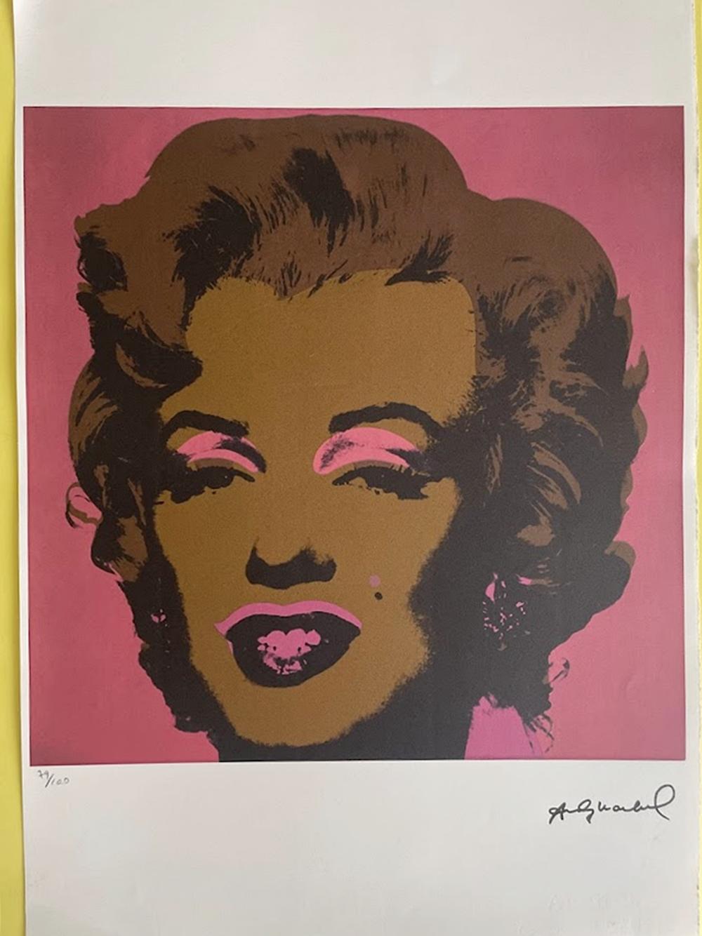 Moderno Andy Warhol Marilyn Monroe Litografia della Leo Castelli Gallery in vendita