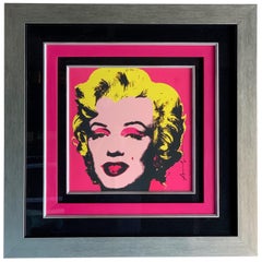 Andy Warhol Marilyn Monroe Offset Lithograph Original Hand Signed