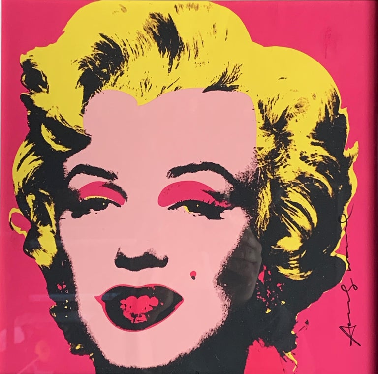 Andy Warhol Marilyn Monroe Offset Lithograph Original Hand Signed at ...