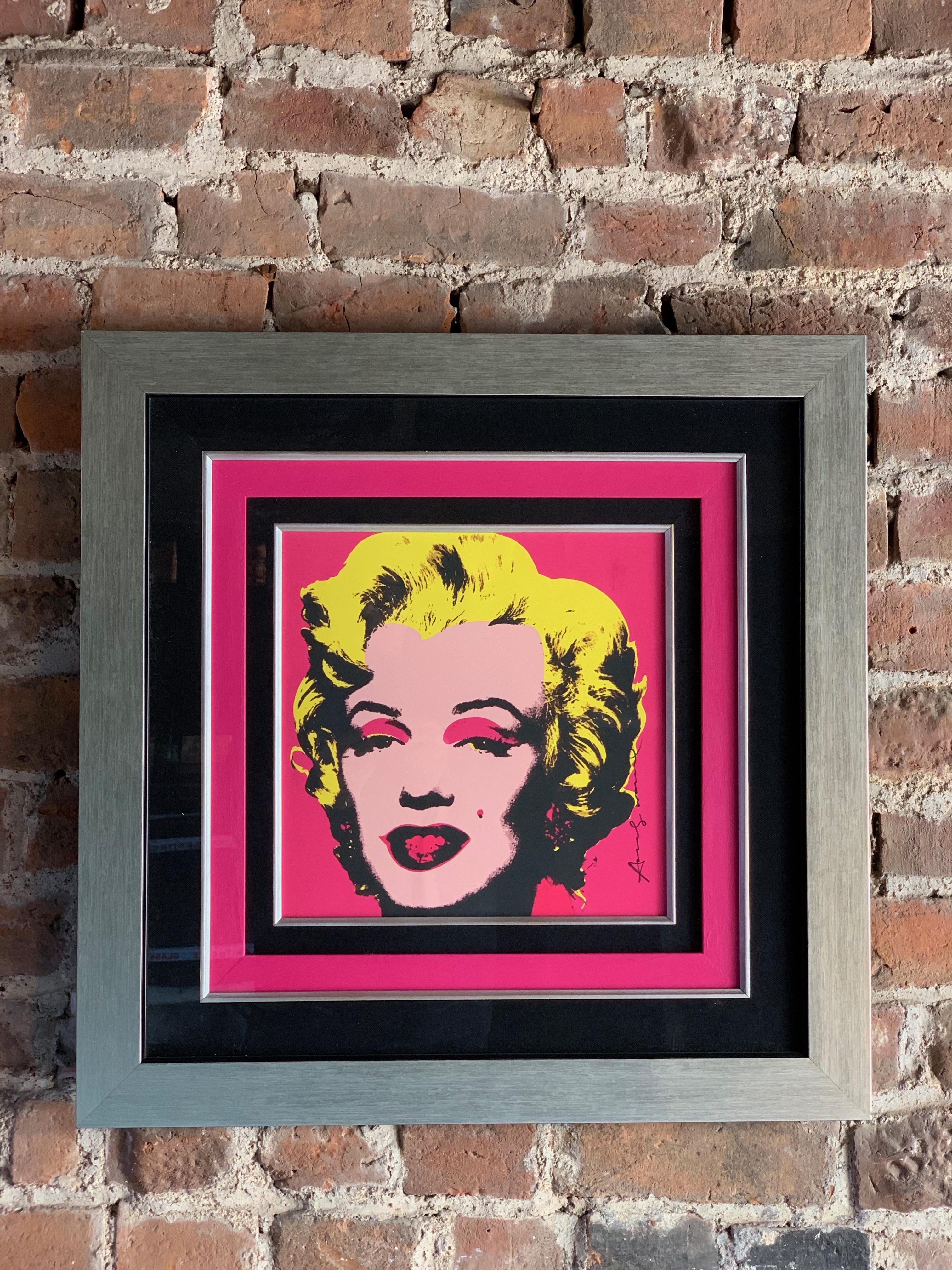 Modern Andy Warhol Marilyn Monroe Offset Lithograph Original Hand Signed