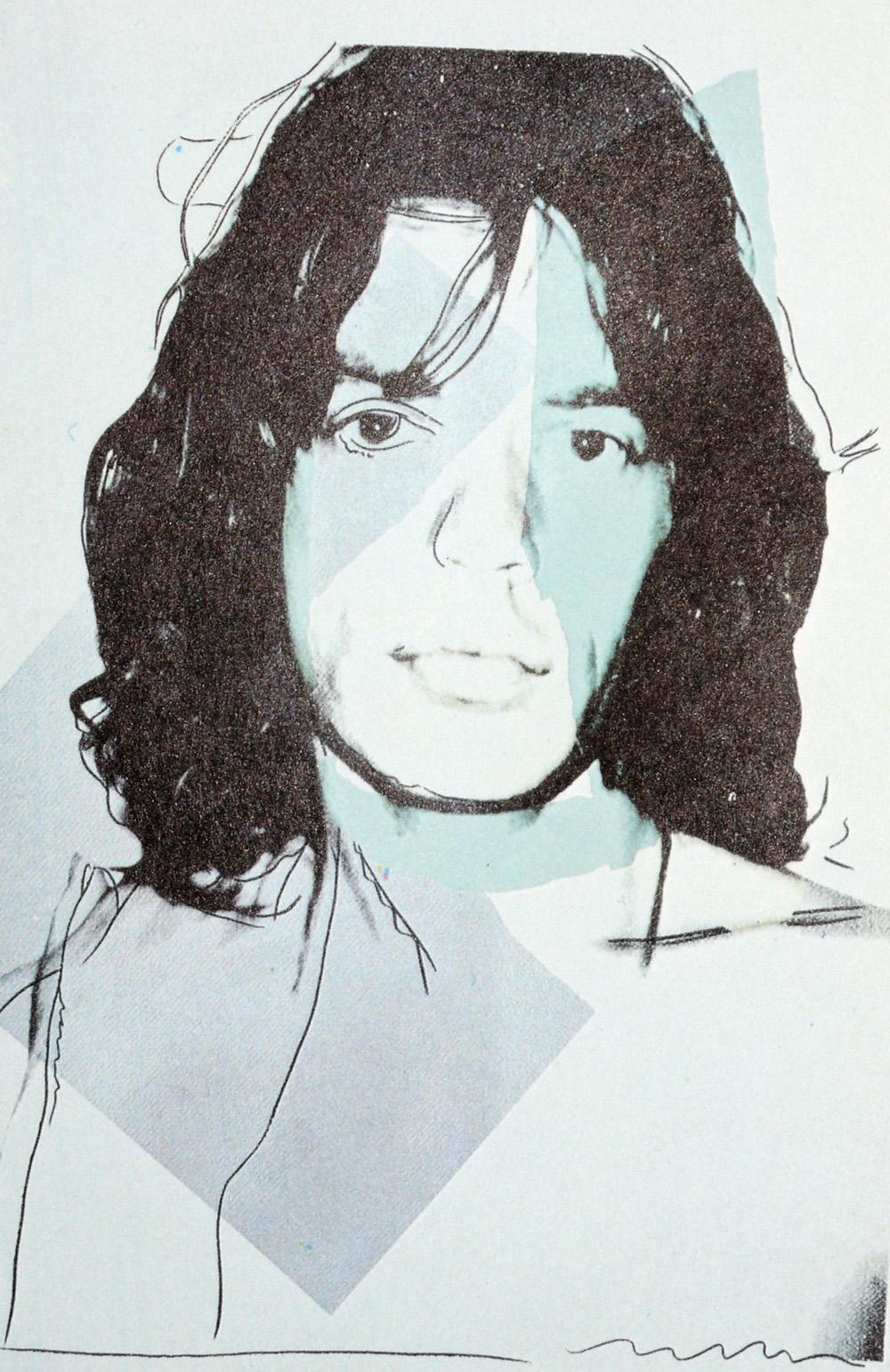Andy Warhol - Lithographies encadrées Mick Jagger par Castelli Multiples Inc en vente 3