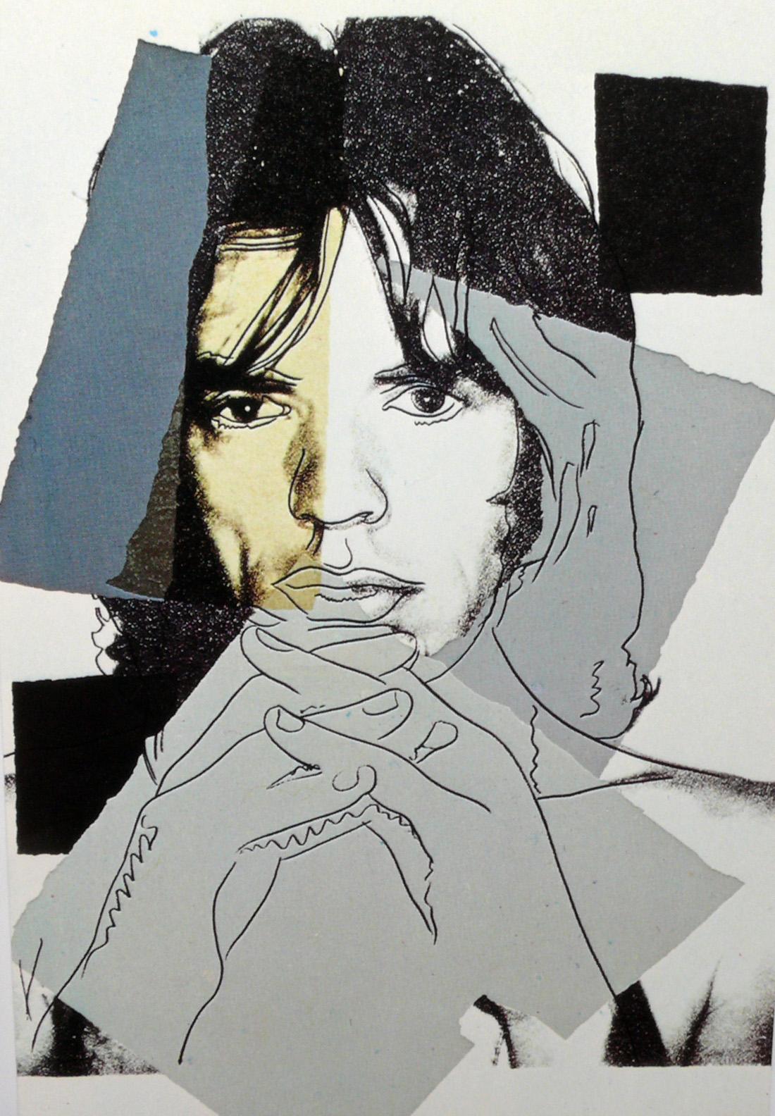 Andy Warhol Mick Jagger Gerahmte Lithographien von Castelli Multiples Inc im Zustand „Gut“ im Angebot in Atlanta, GA