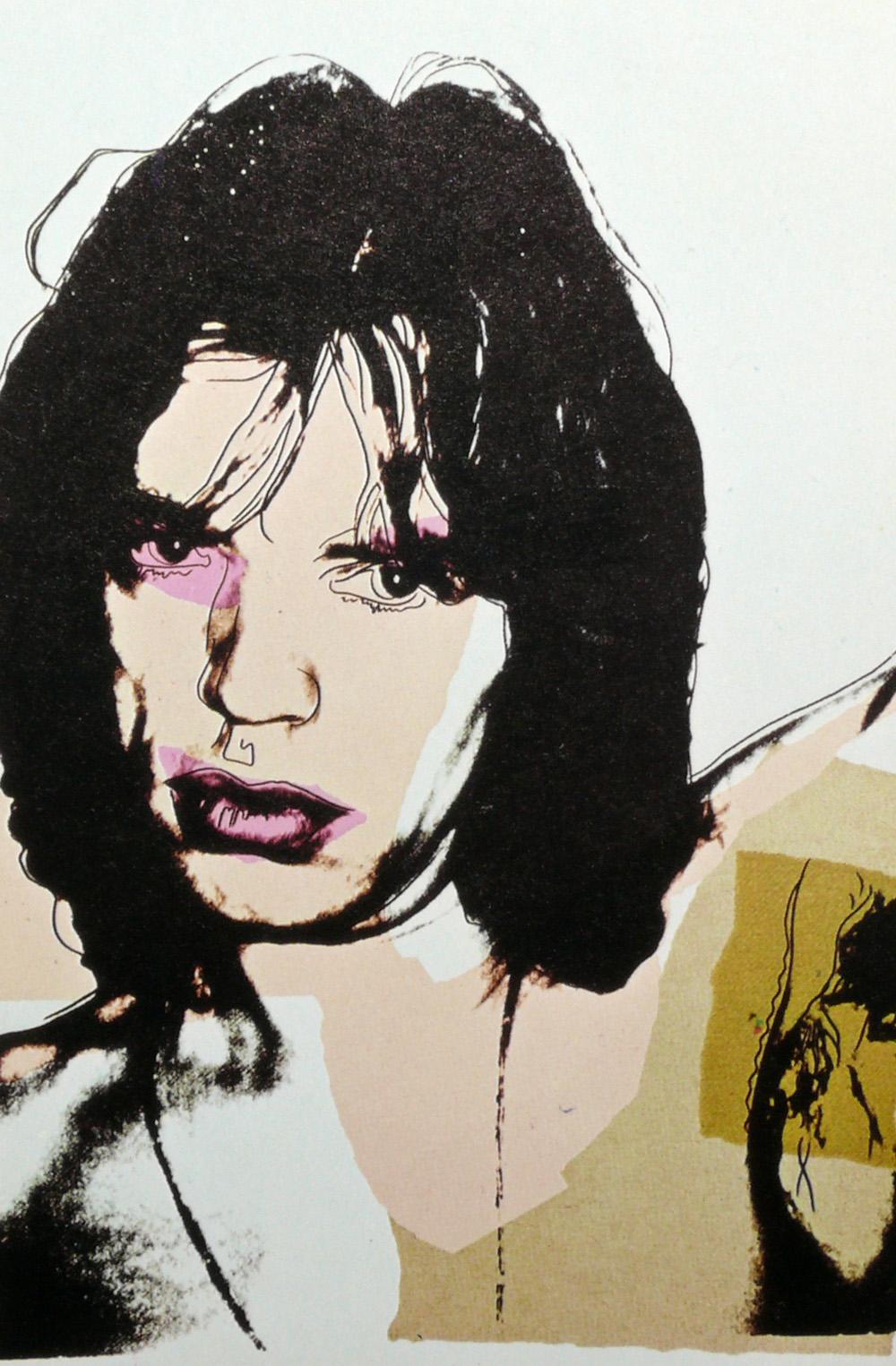 Andy Warhol - Lithographies encadrées Mick Jagger par Castelli Multiples Inc en vente 2