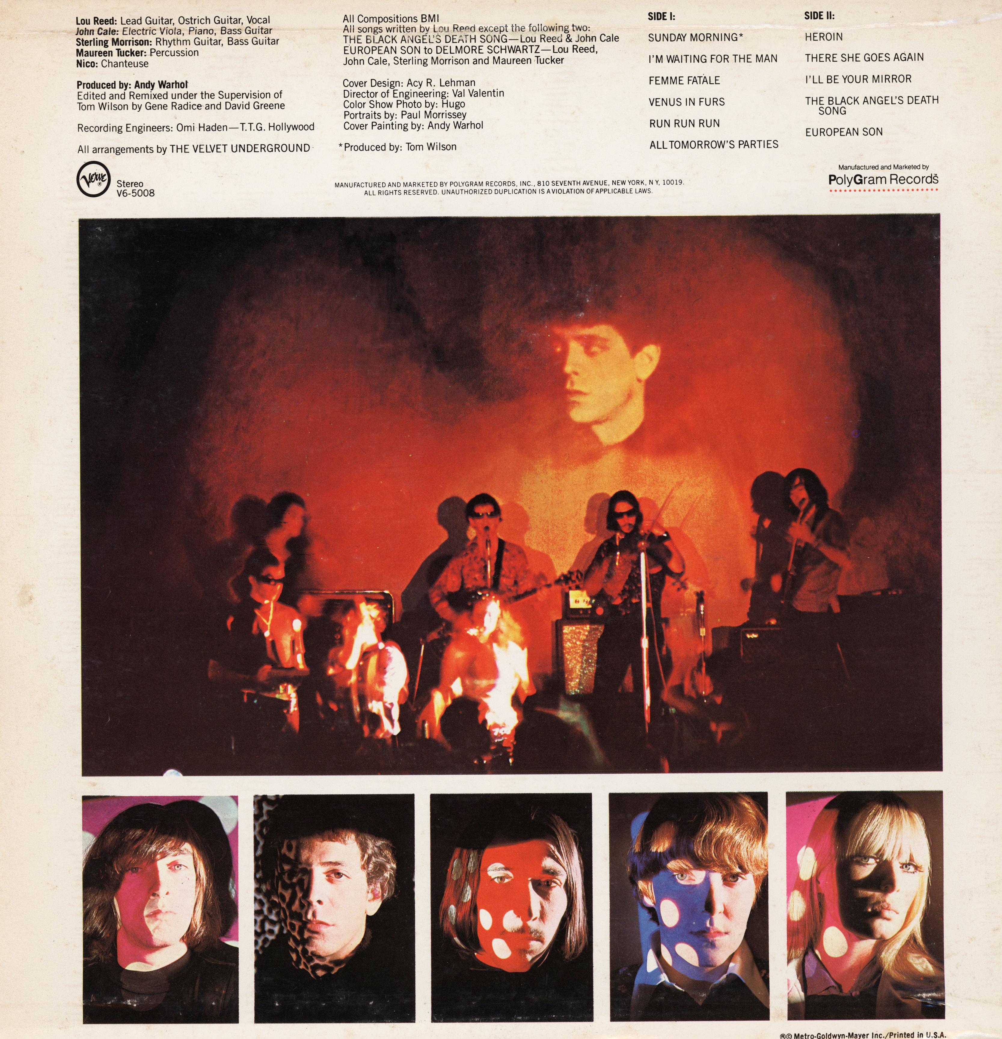 The Velvet Underground & Nico, album éponyme, LP, 1985 - Pop Art Art par Andy Warhol