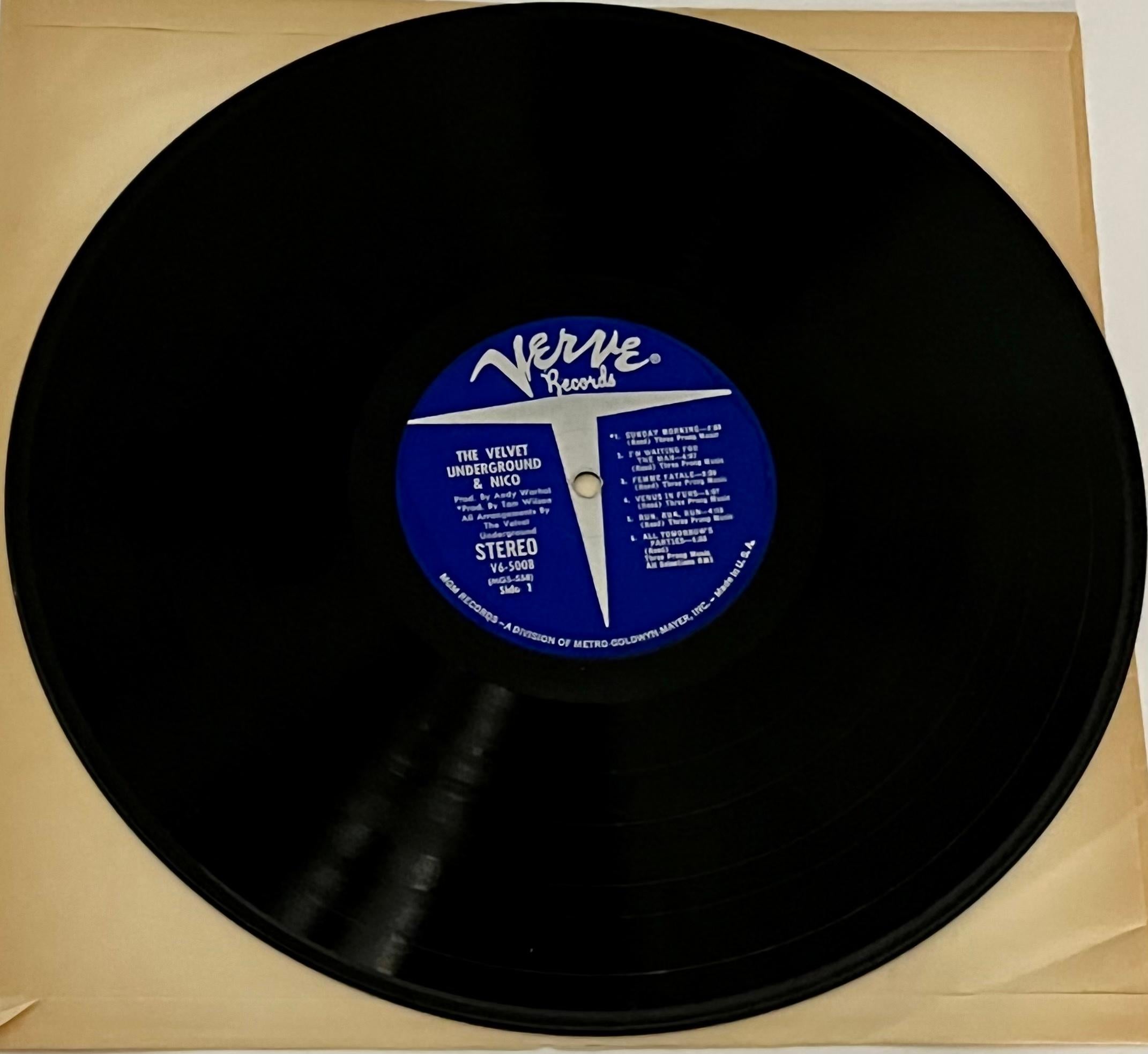 Andy Warhol Banana: Nico & The Velvet Underground vinyl record (1967 original)  2