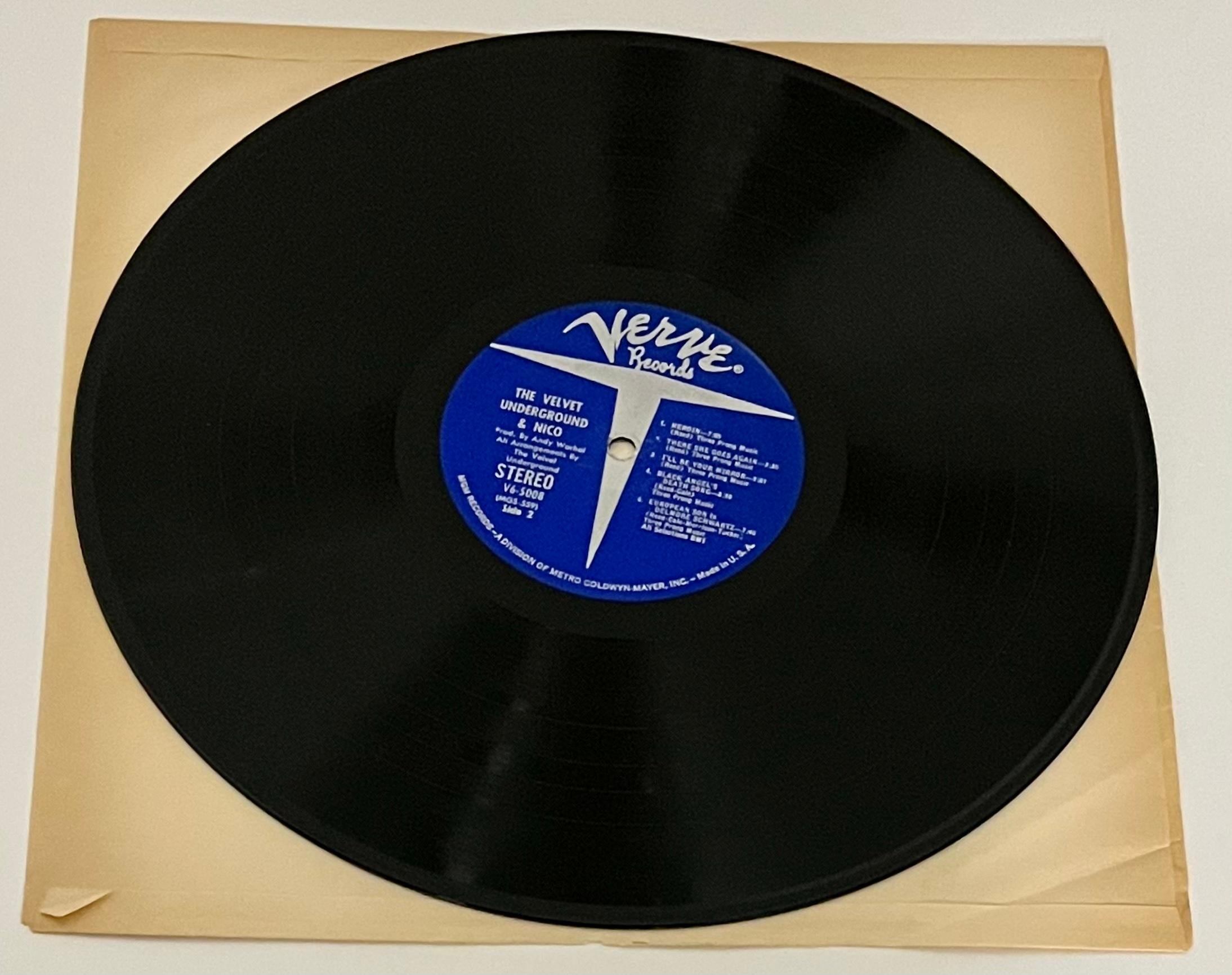 Andy Warhol Banana: Nico & The Velvet Underground vinyl record (1967 original)  3