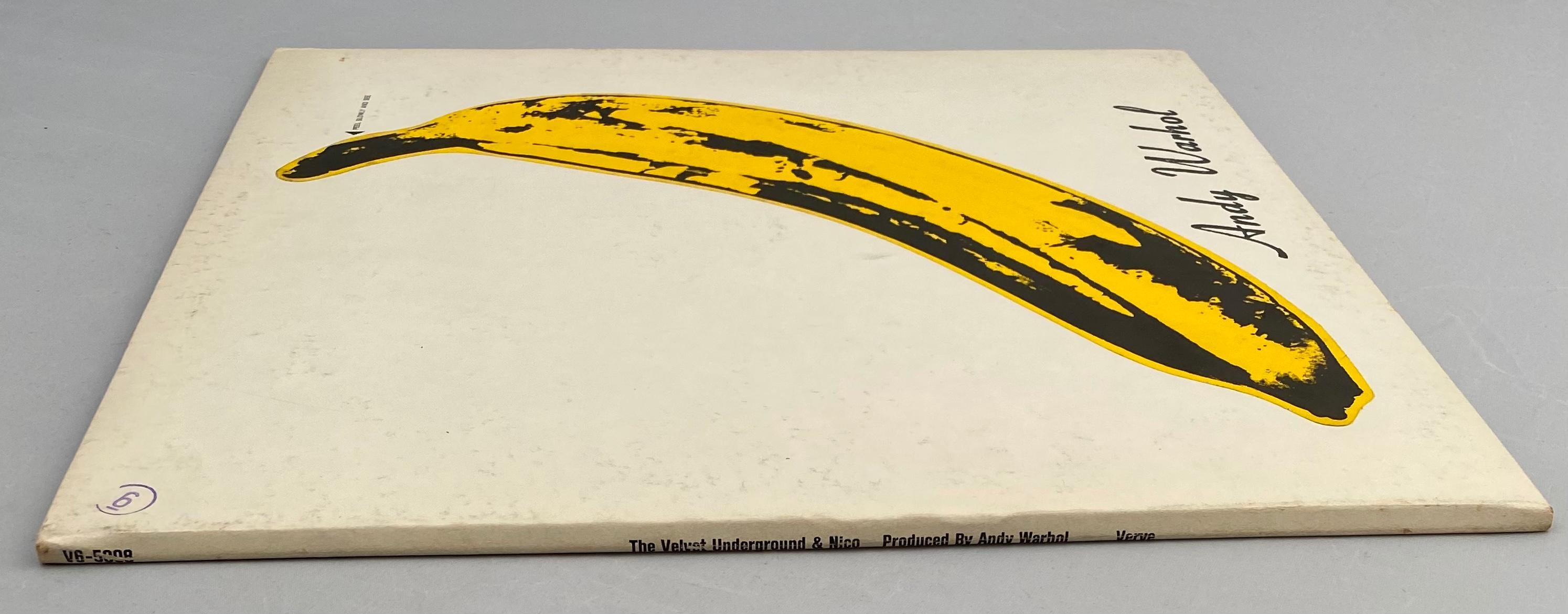Andy Warhol Banana: Nico & The Velvet Underground vinyl record (1967 original)  3