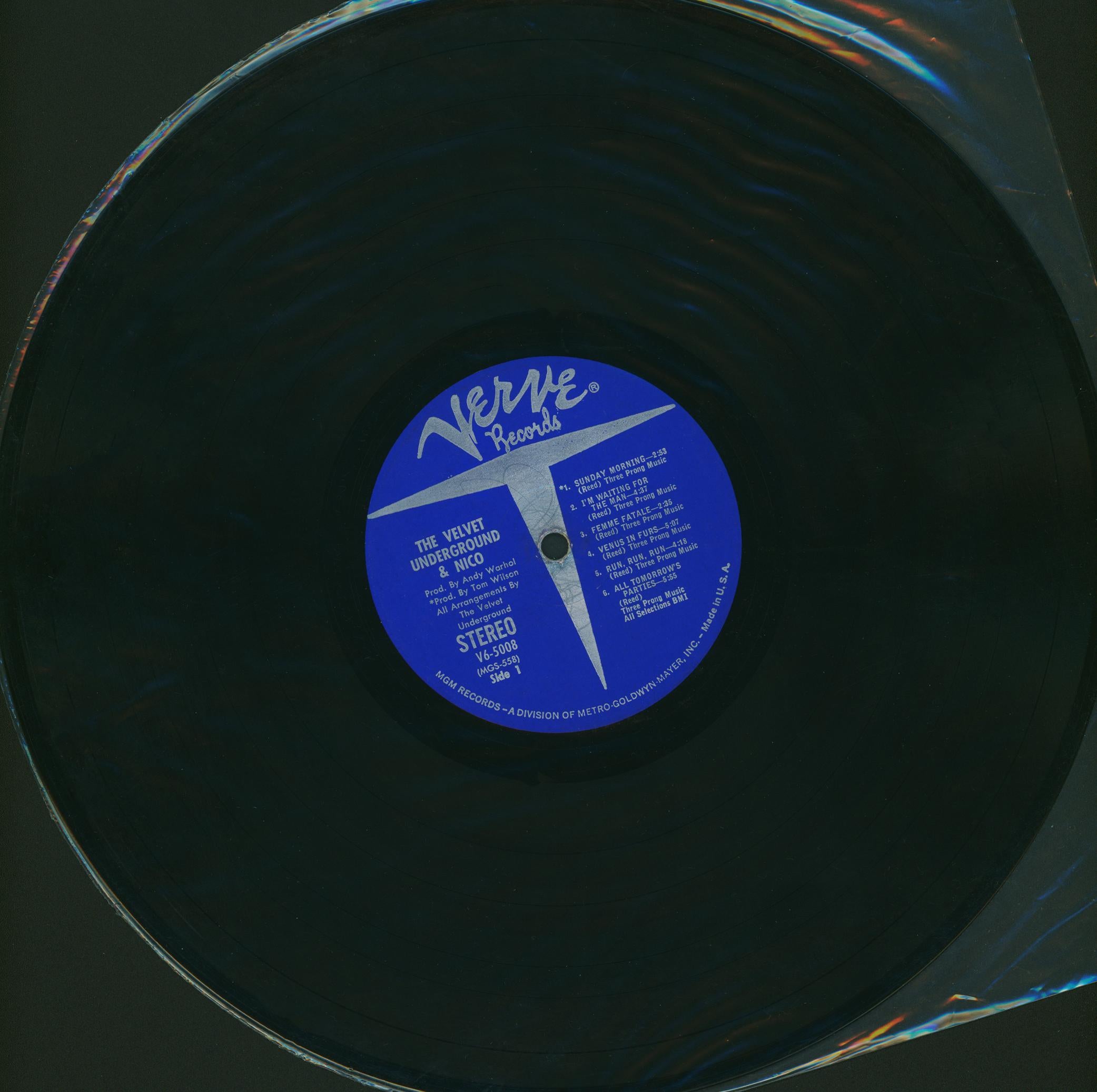 Andy Warhol Banana: Nico & The Velvet Underground Vinyl Record (set of 4 works) 7