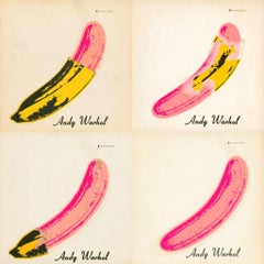 Andy Warhol Banana: Nico & The Velvet Underground Vinyl Record (set of 4 works)