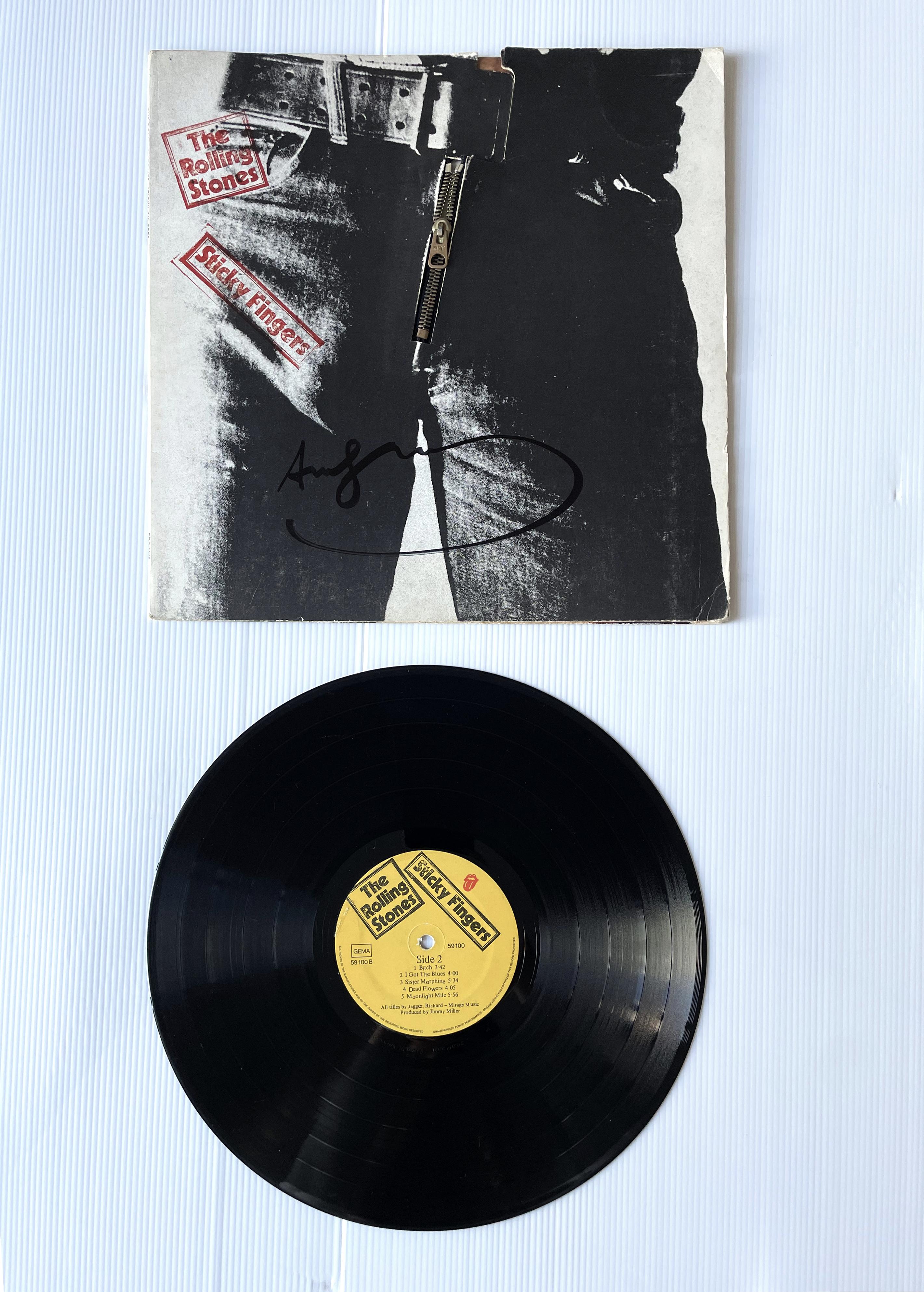 The Rolling Stones, Sticky Fingers, LP, 1971 - Art by Andy Warhol