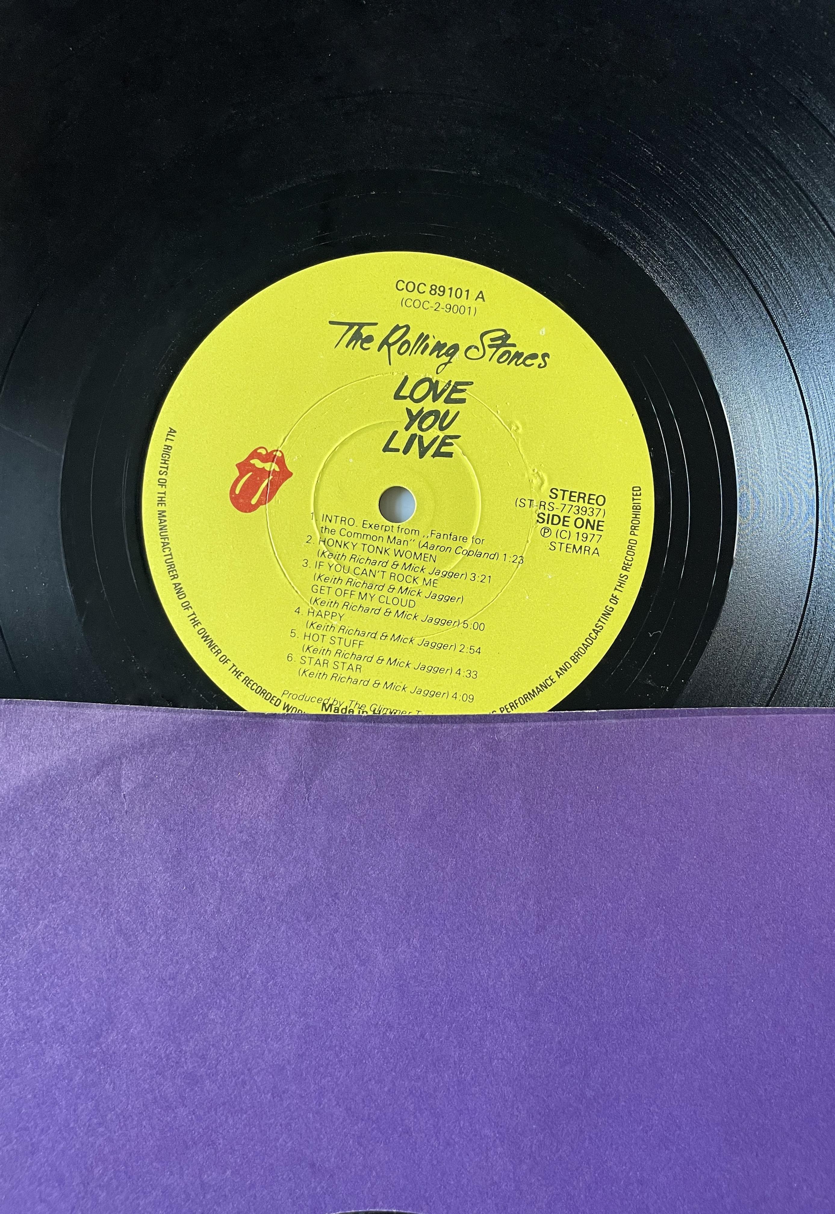 The Rolling Stones, Love You Live, LP, 1977 For Sale 1