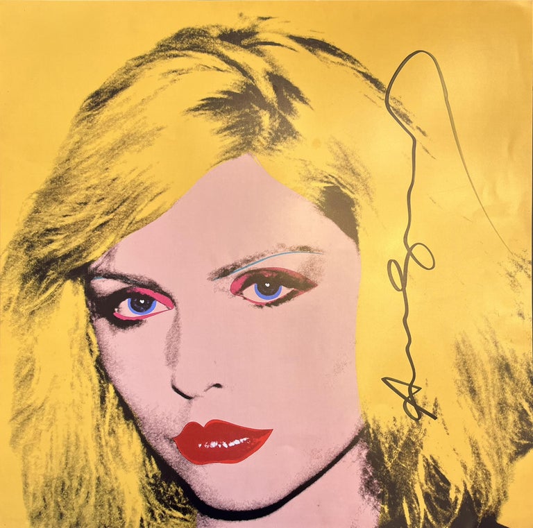 Lithographie Signée Andy Warhol - Debbie Harry - Certifiée Leo Castelli, édition Limitée Années 1980