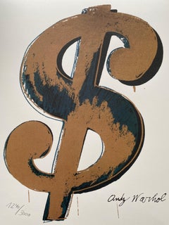 Granolithography Andy warhol "Dollar gold"