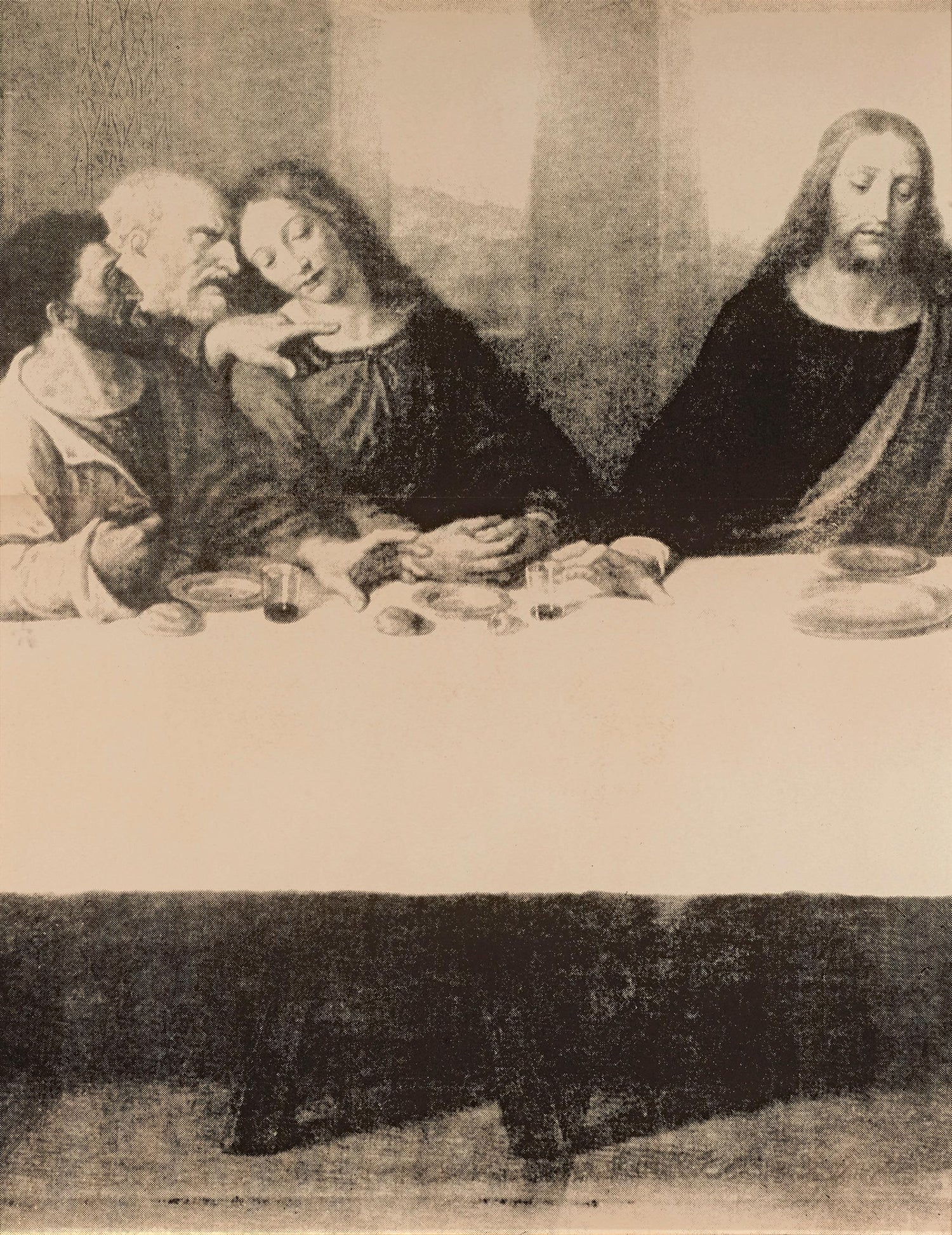 Andy Warhol – Last Supper Detail: Jesus, Johannes, Peter und Judas von Andy  Warhol im Angebot bei 1stDibs