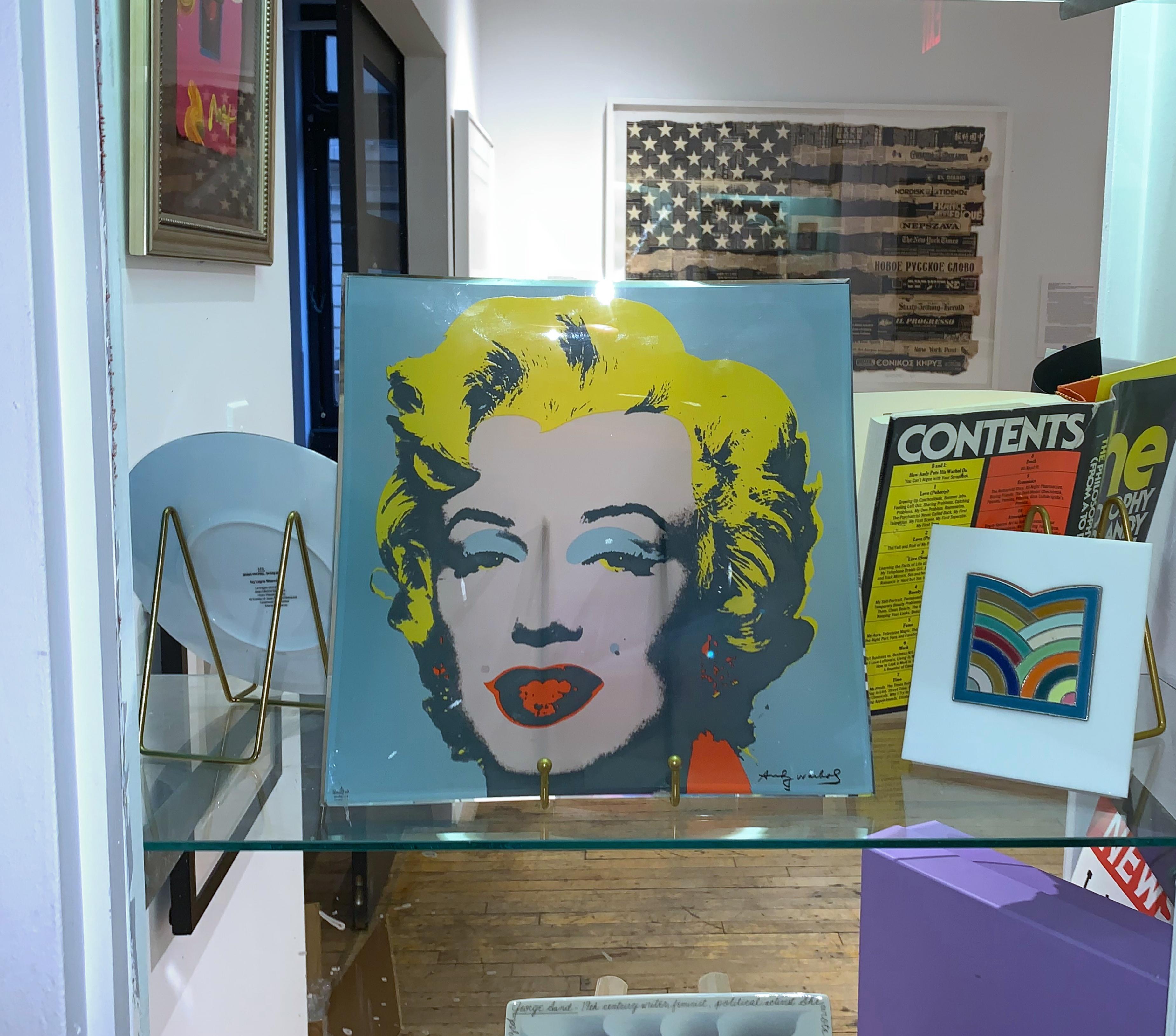 Marilyn Monroe Limited Edition Plate - Pop Art Print by Andy Warhol