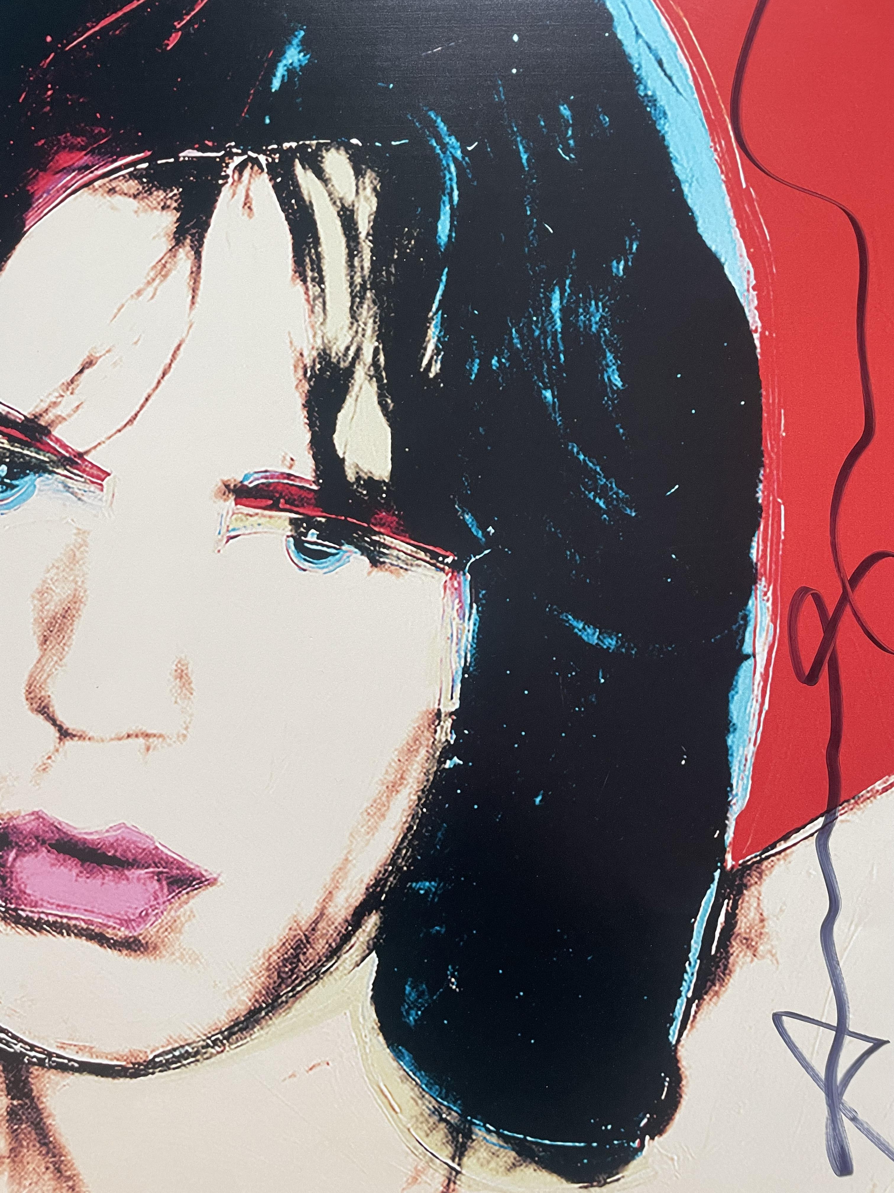 Poster da serigrafia originale 
Poster after an original silkscreen 
cm 70 x 70

Firma sul fronte: Andy Warhol 
Signed on the front: Andy Warhol 

Poster originale autorizzato dalla Andy Warhol Estate. Dall’opera originale del 1975. Stampato in