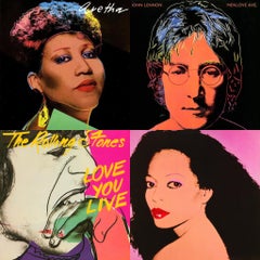 Retro Andy Warhol Designed Record Covers (Warhol record art)