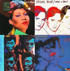 Couvertures de disques conçues par Andy Warhol (série de 4 LPs)