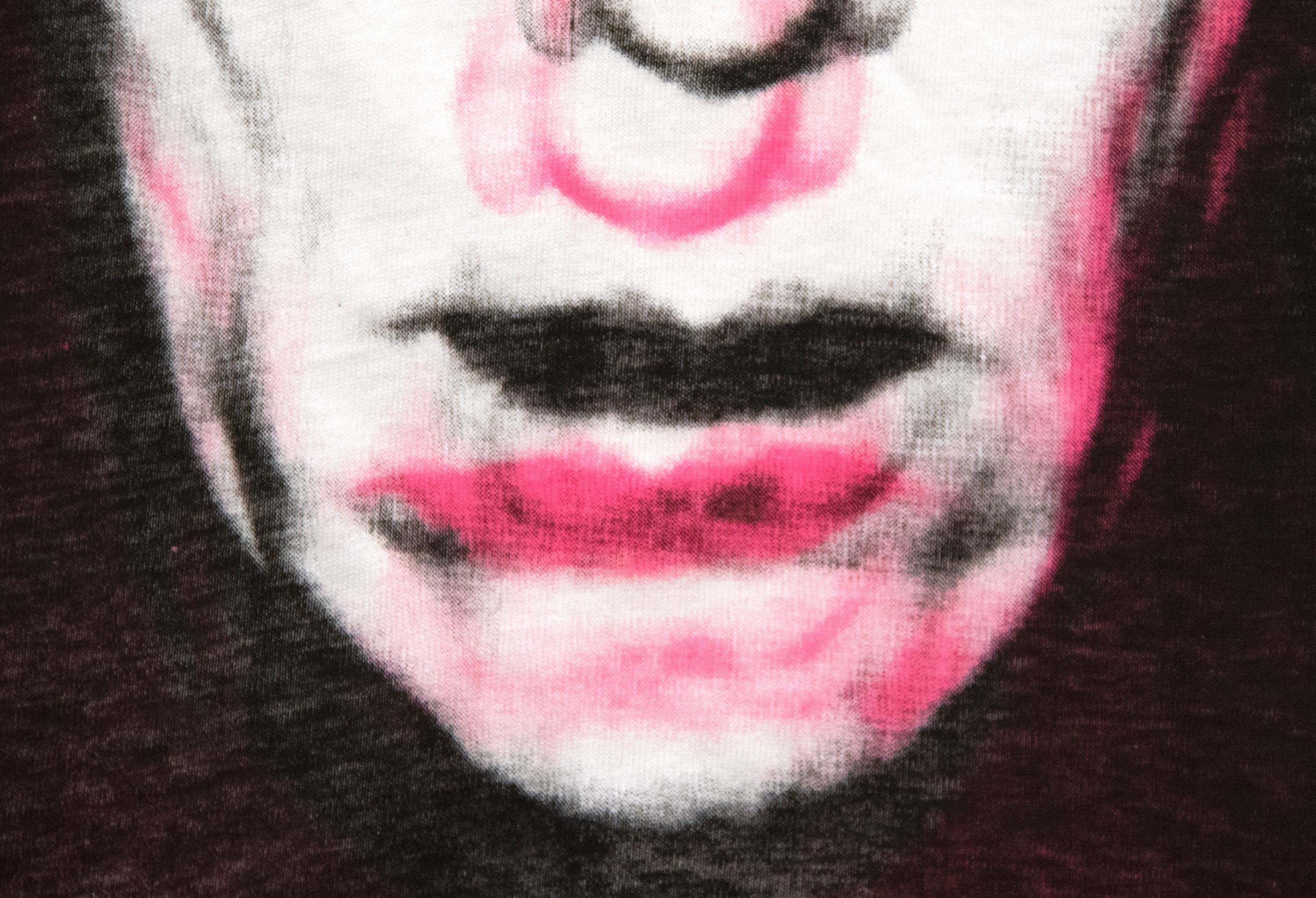 Self-Portrait with Fright Wig - Post-War Mixed Media Art by Andy Warhol