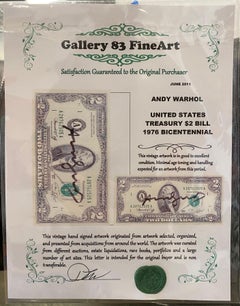 United States Treasury $2 Bill 1976 Bicentennial