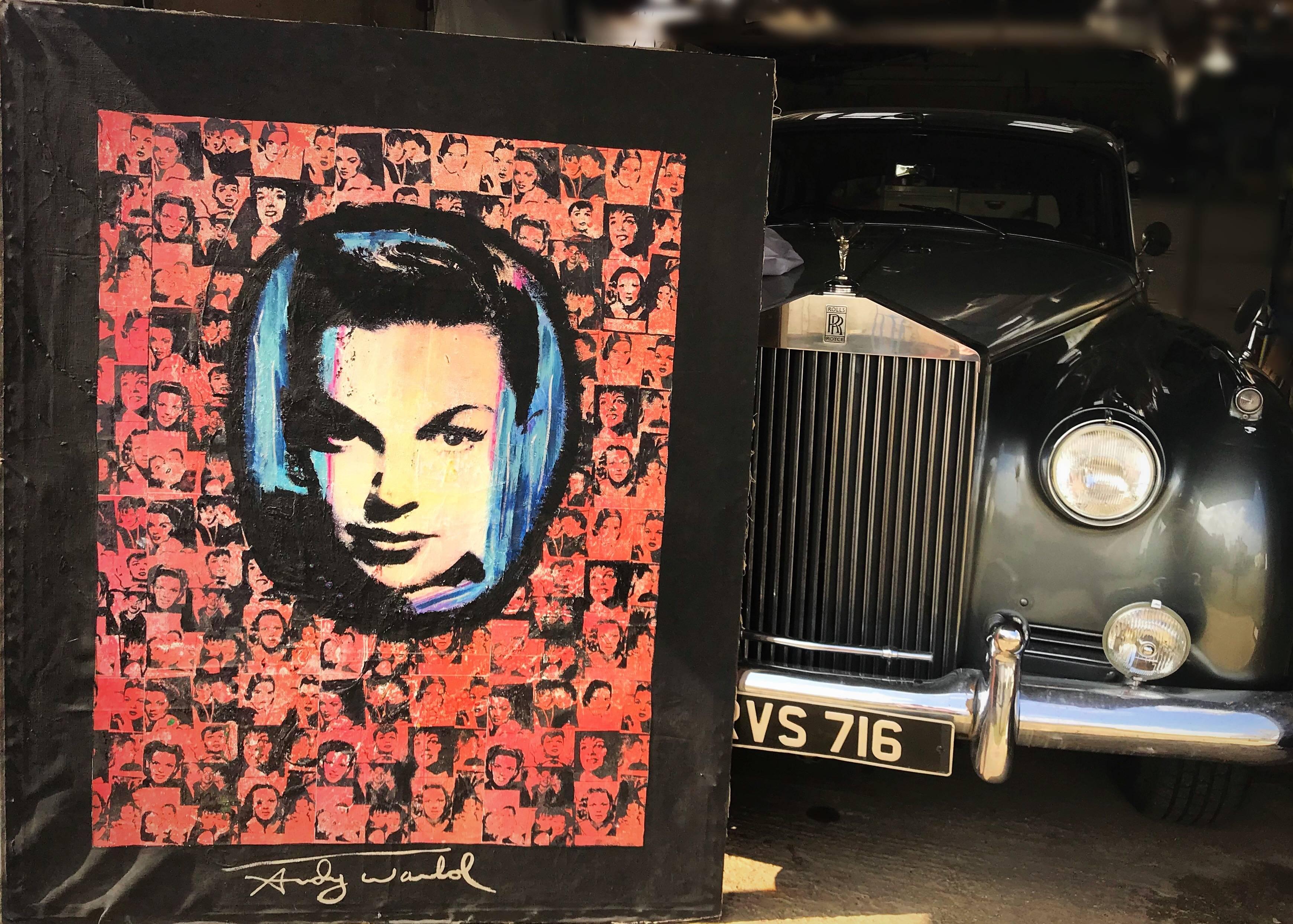 PIETRO PSAIER Sceen print bearing Andy Warhol signature 

SUBJECT: Judy Garland and Liza Minnelli
MEDIUM: Screenprint on Canvas
YEAR: 1980
SIGNED: Andy Warhol (unverified, see details below)

ANDY WARHOL FACTORY STAMP TO VERSO...
hand