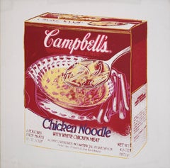 Campbell's Suppenschachtel mit Hühnernoodle