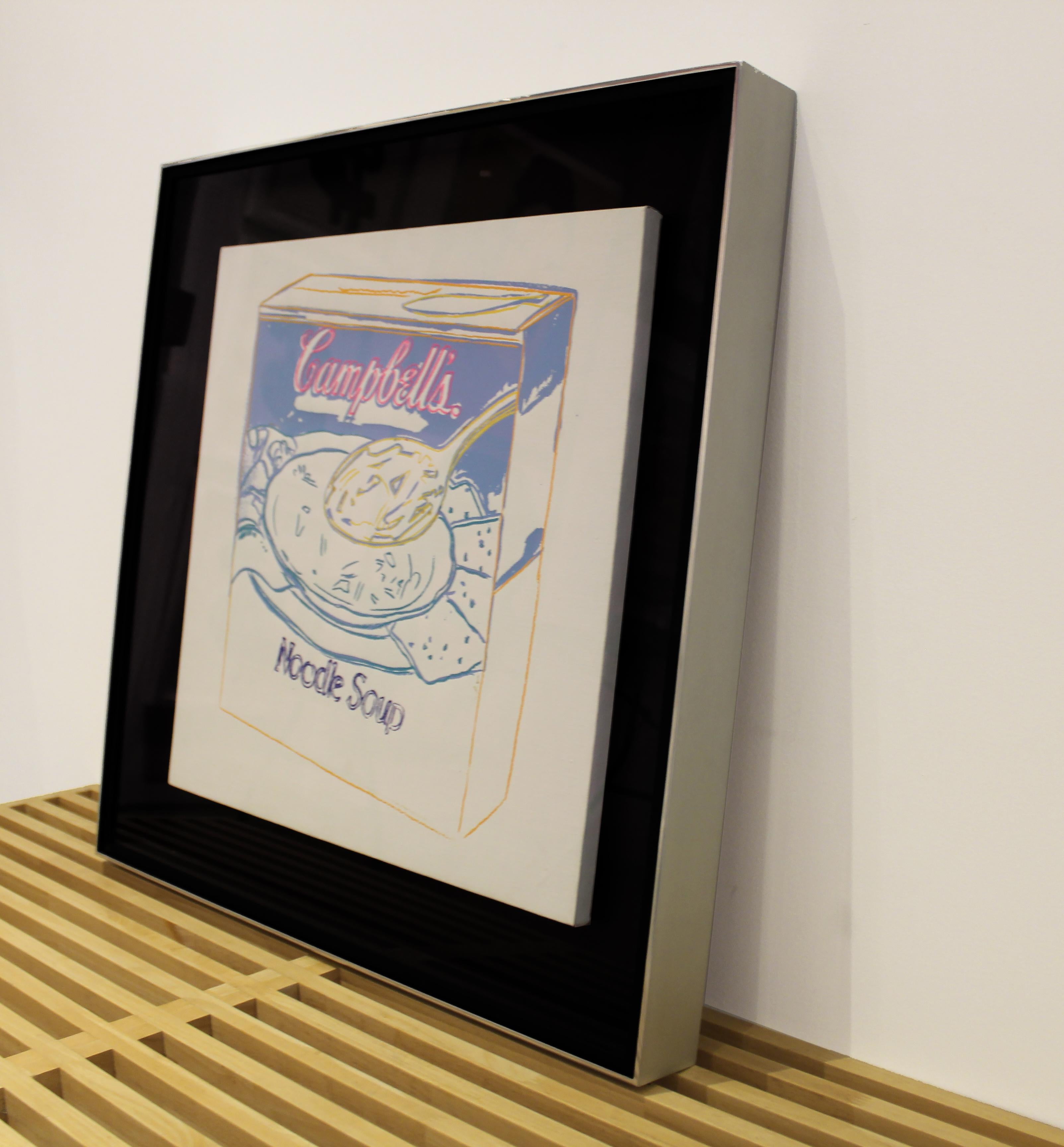 Boîte à soupe Campbell's : Soupière noodle - Pop Art Painting par Andy Warhol